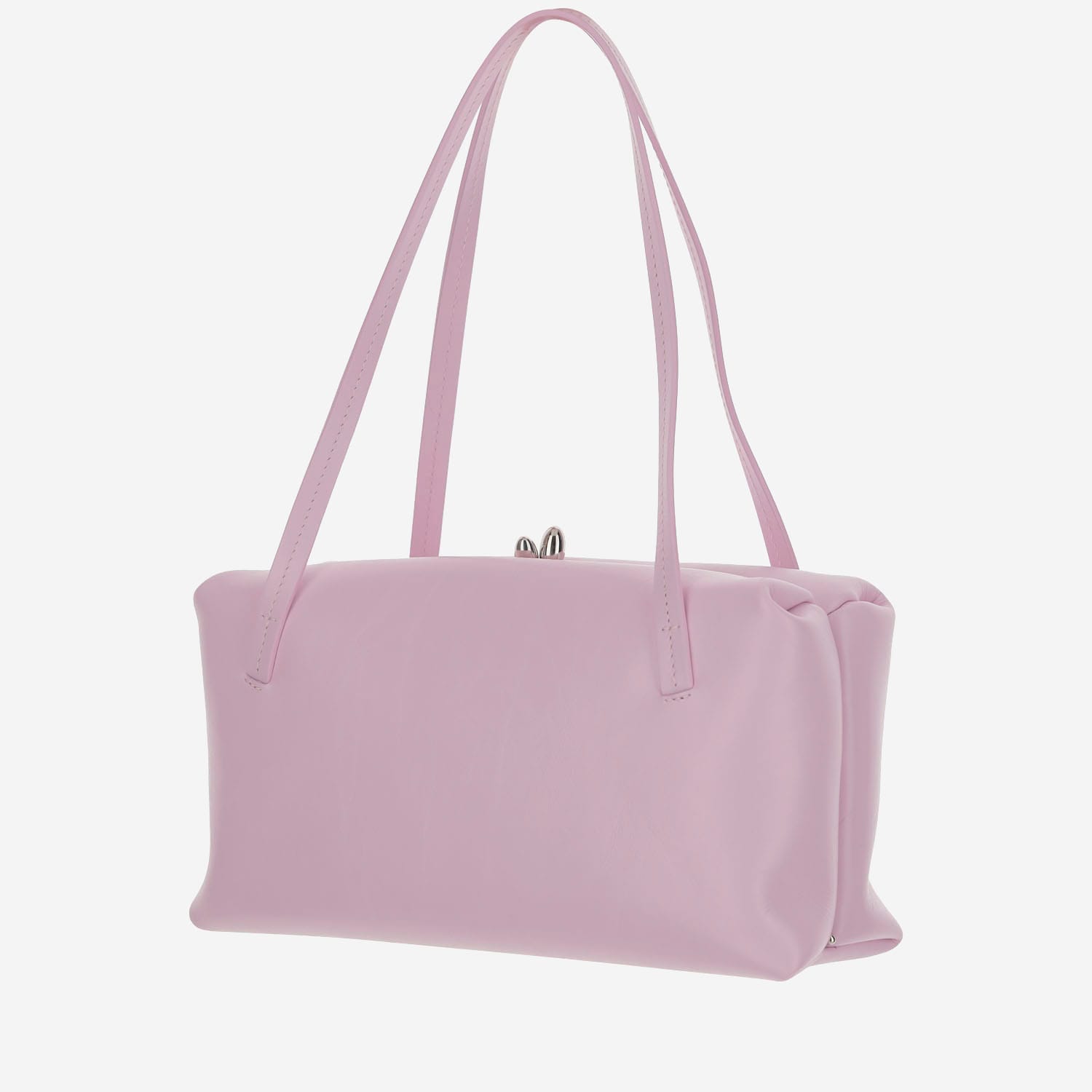Jil Sander Purple Goji Pillow Shoulder Bag In Pink