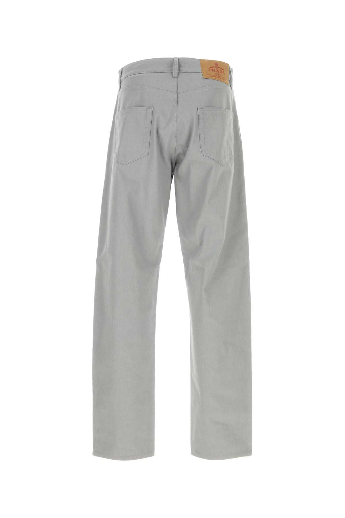 Prada Denim Jeans Belt Loops In Grey
