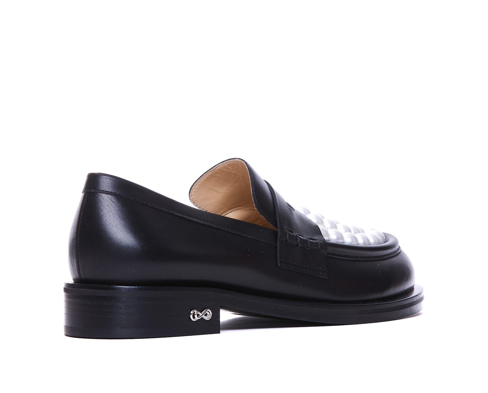 Shop Mach &amp; Mach Sirene Loafers In Black