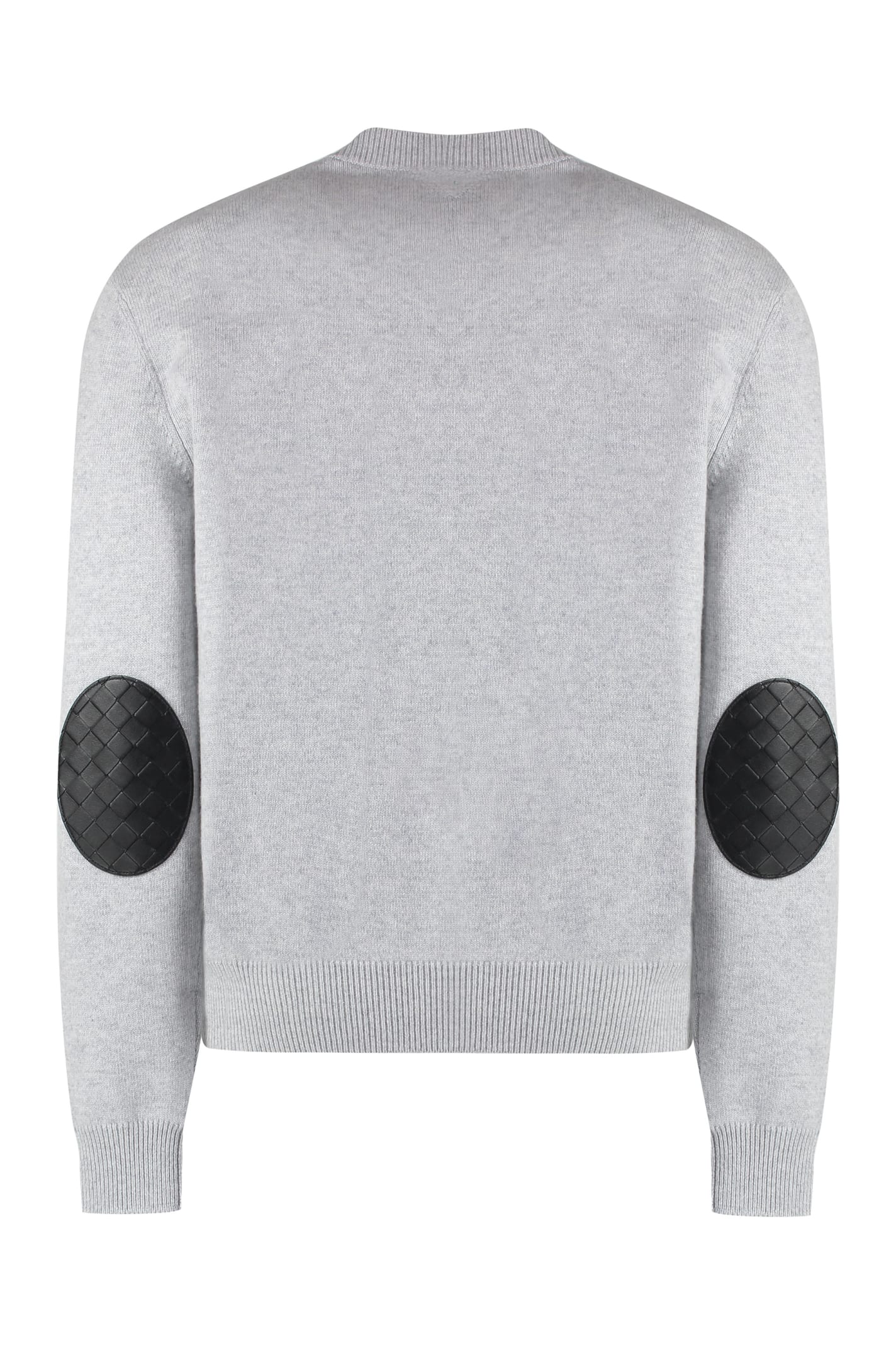 Shop Bottega Veneta Crew-neck Cashmere Sweater In Veil Melange