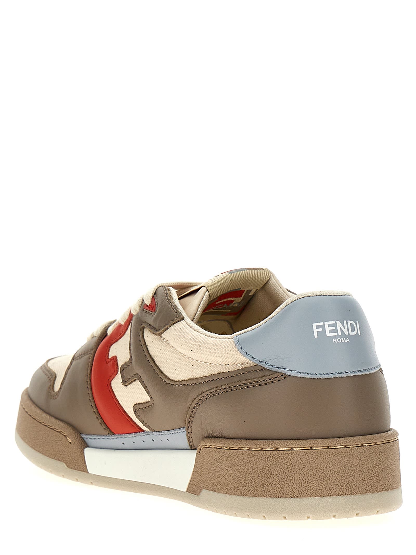 Shop Fendi Match Sneakers In Multicolor