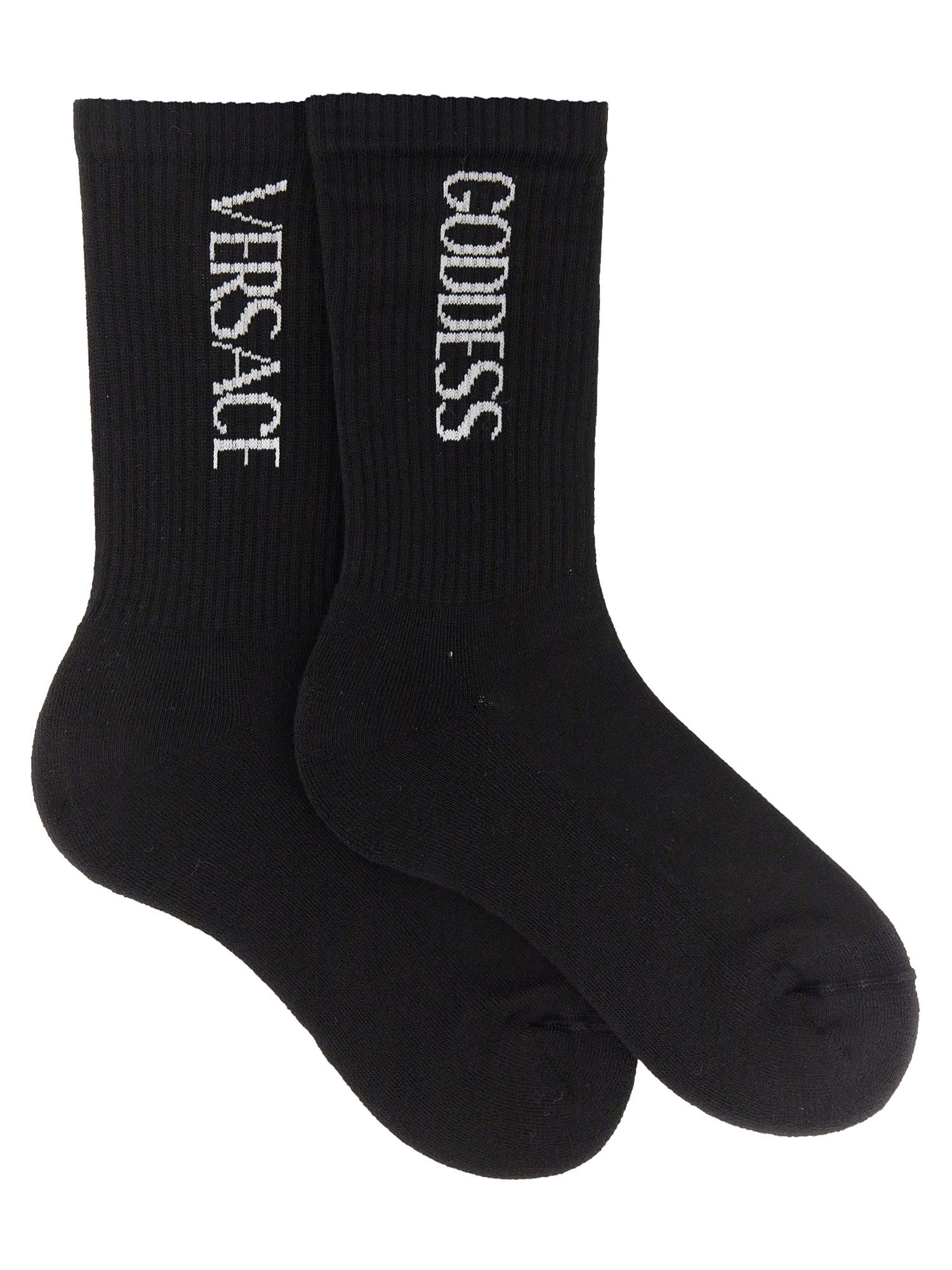 Shop Versace Socks With Logo