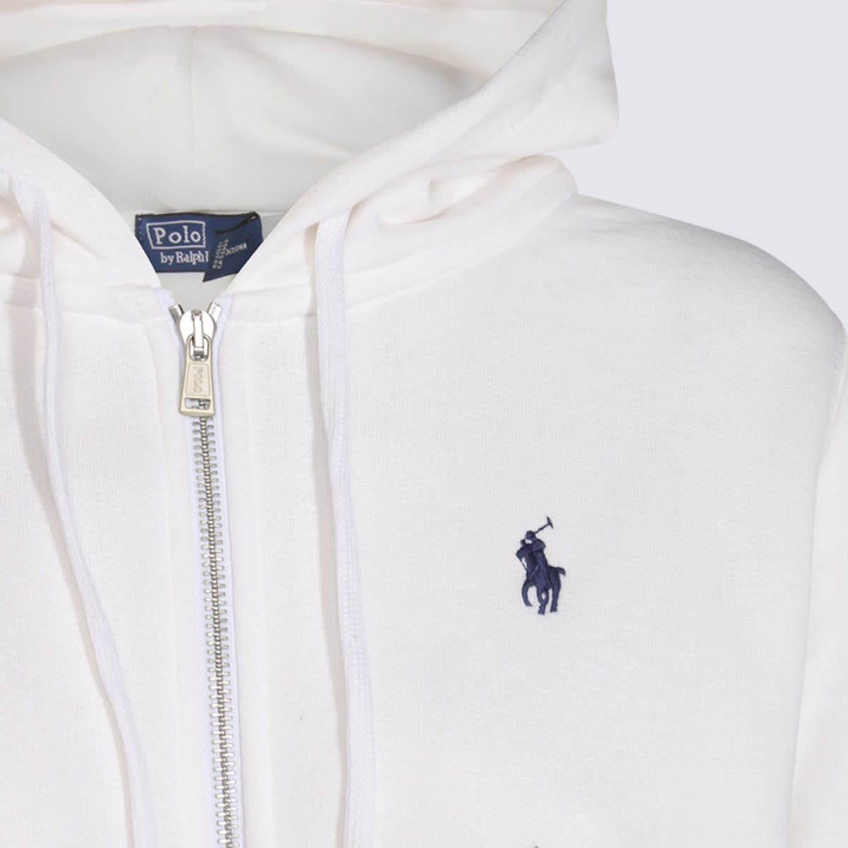 Ralph Lauren White Cotton Sweatshirt In White