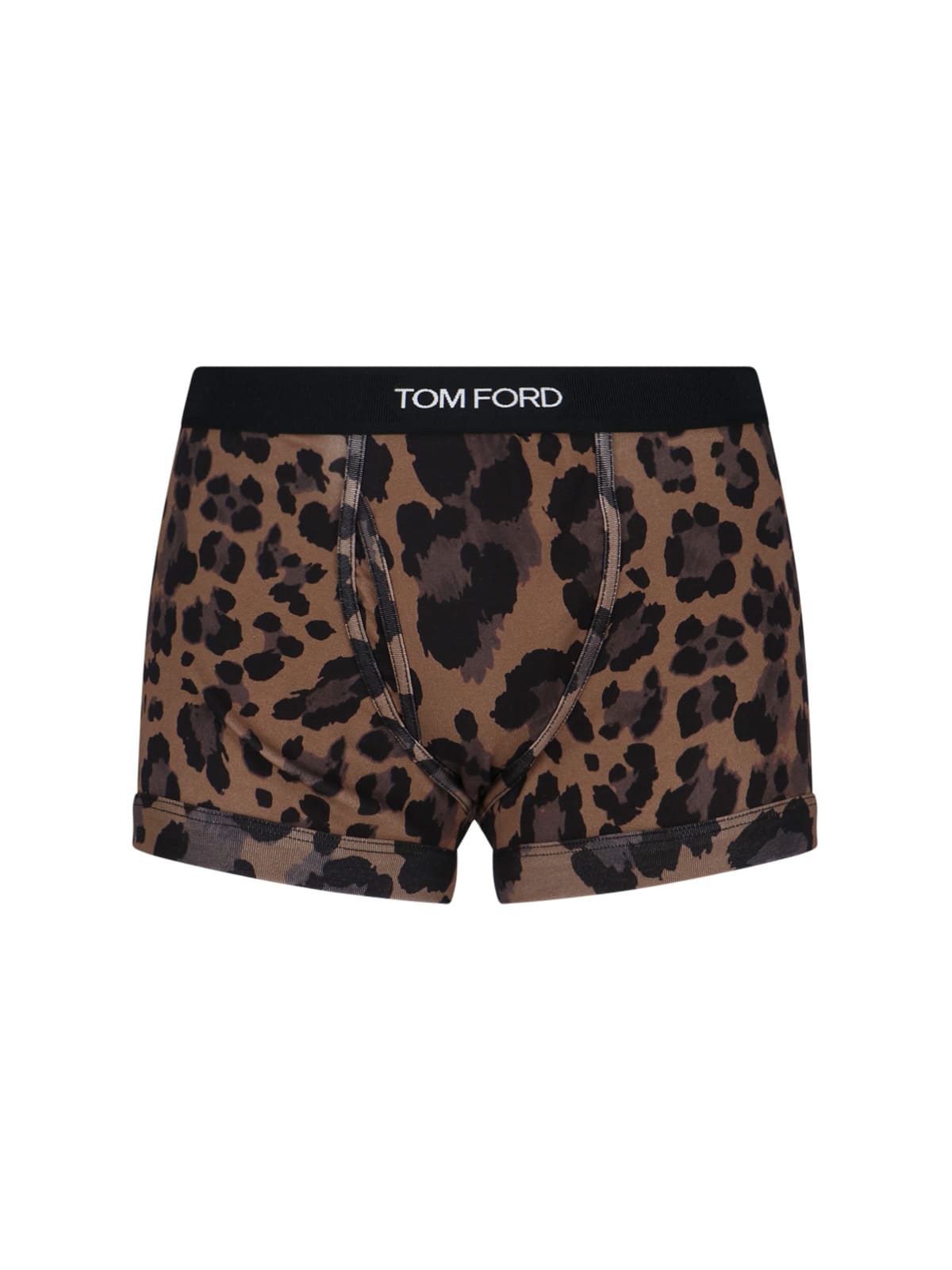 Leopard Print Boxer Shorts