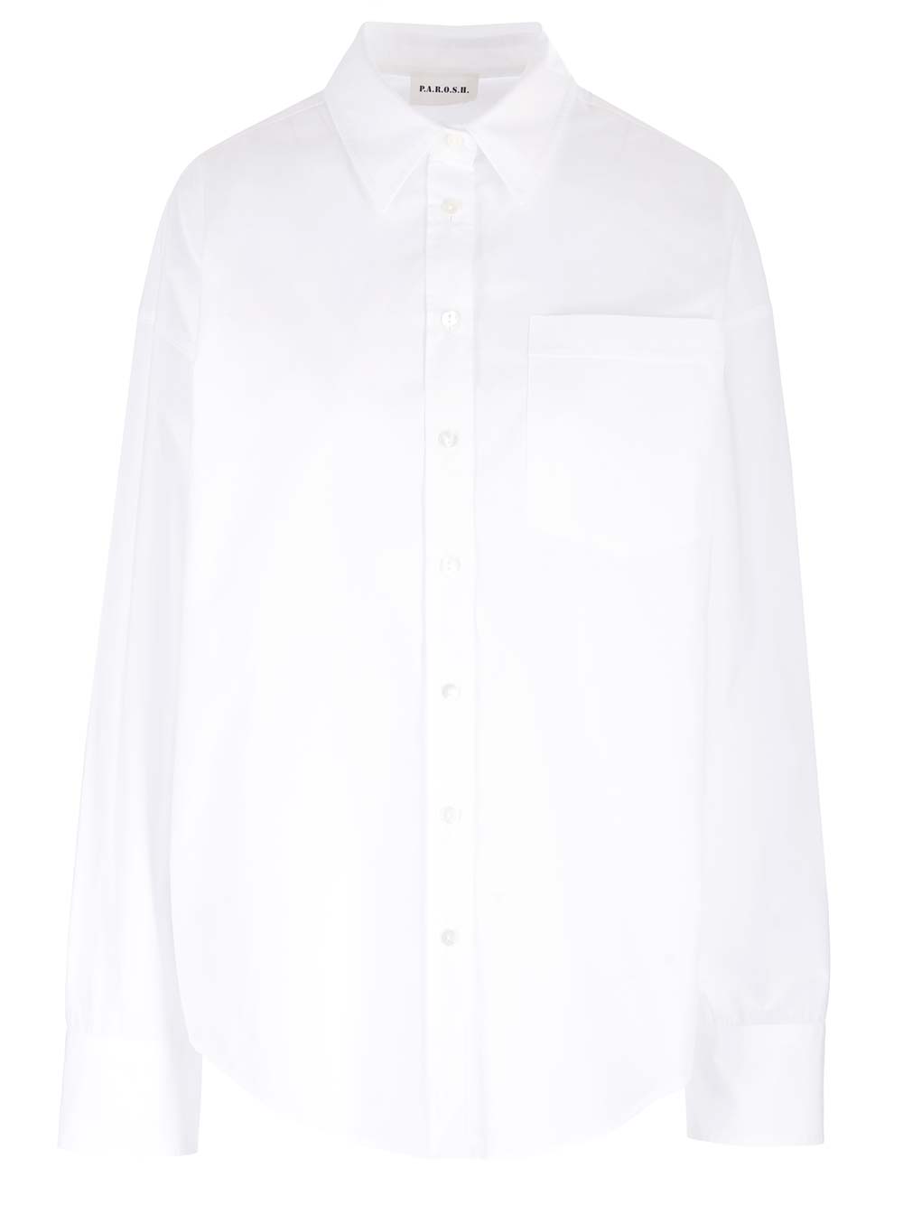 Shop P.a.r.o.s.h White Cotton Shirt In Bianco