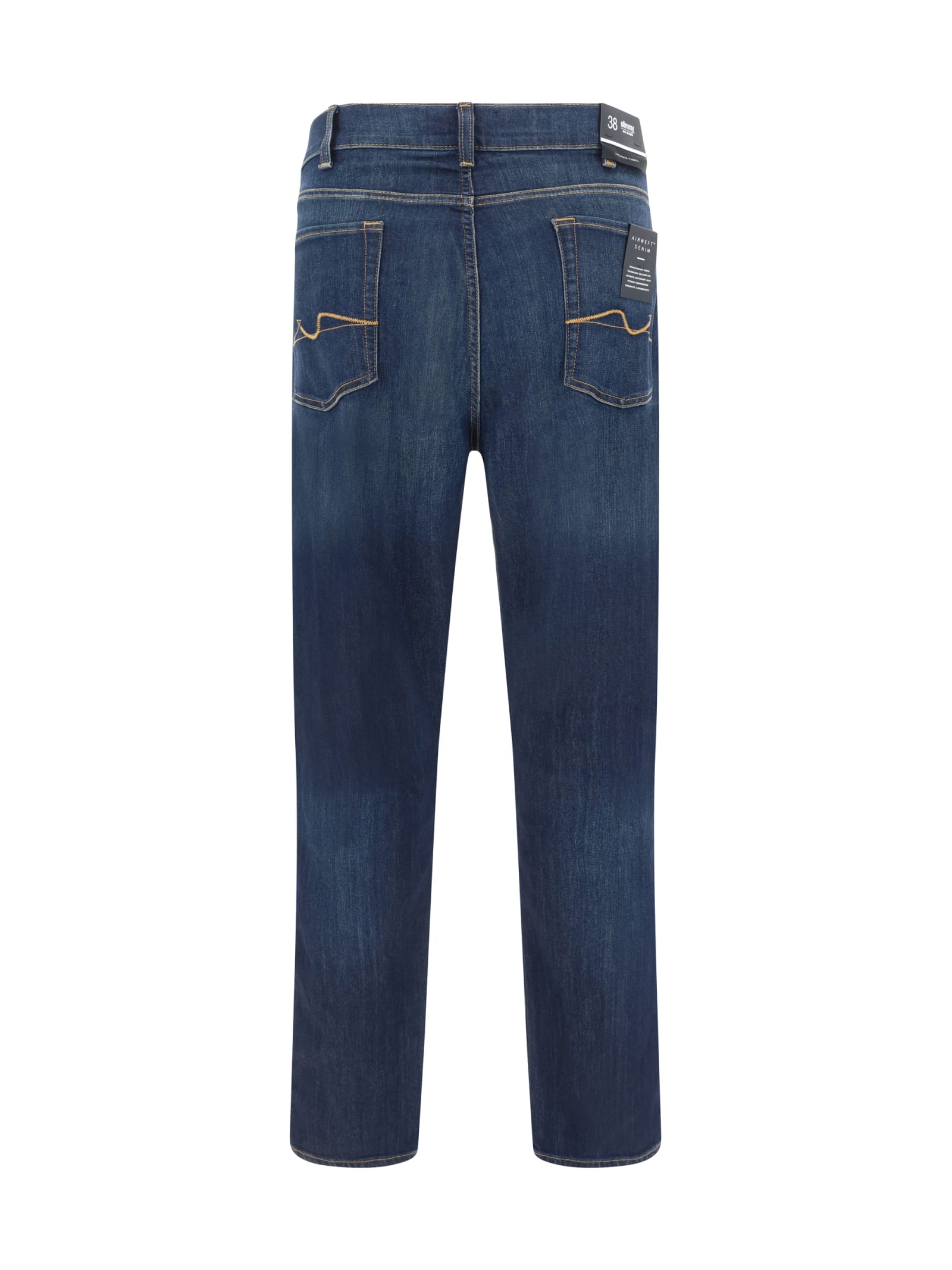 Shop 7 For All Mankind Slimmy Sirocco Jeans In Dark Blue