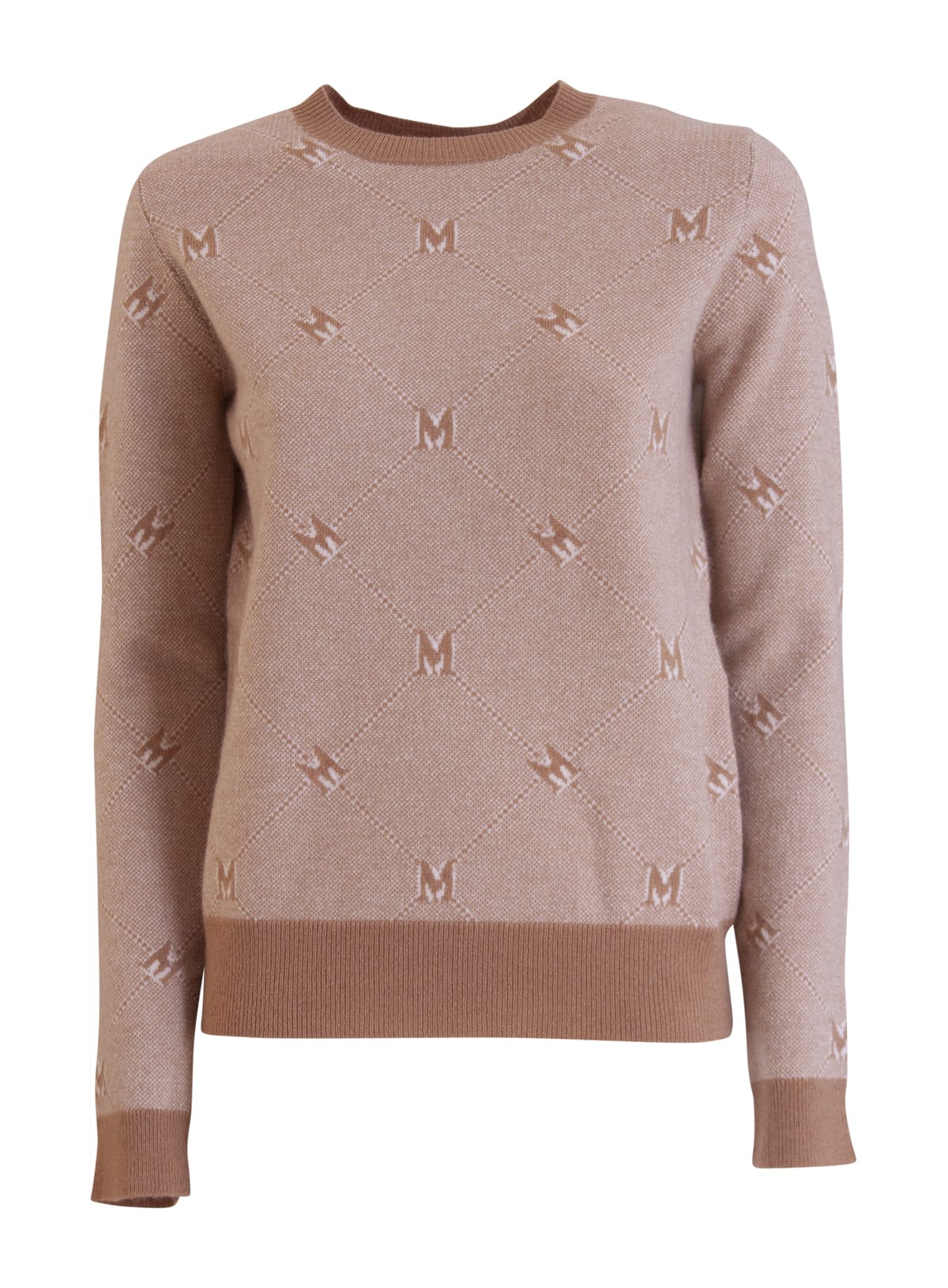Max Mara Sweater With All-over Logo