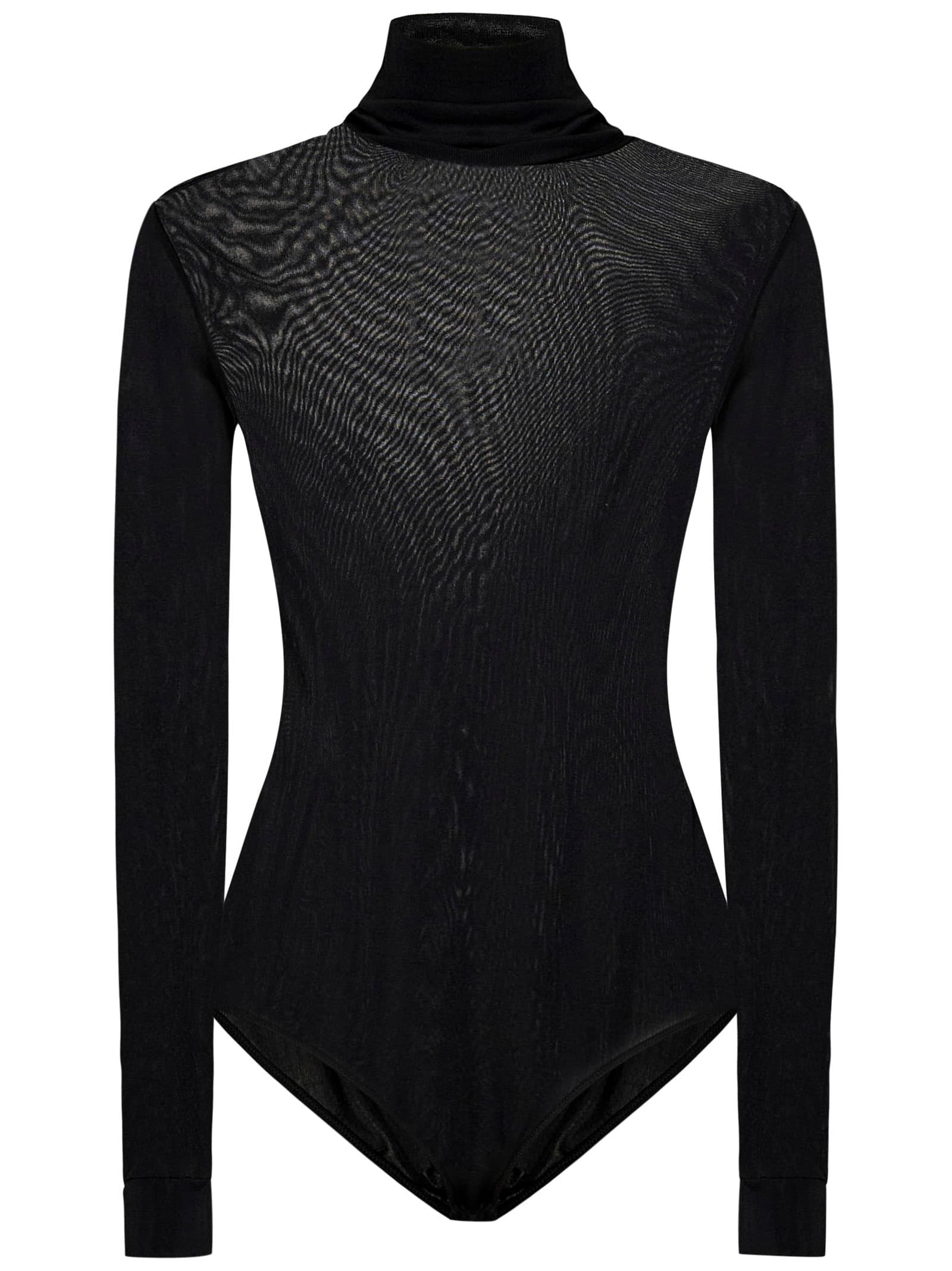 Shop Maison Margiela Bodysuit In Black