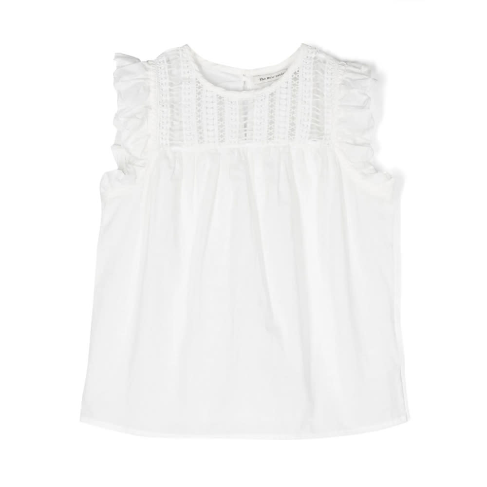 The New Society Sweater In White