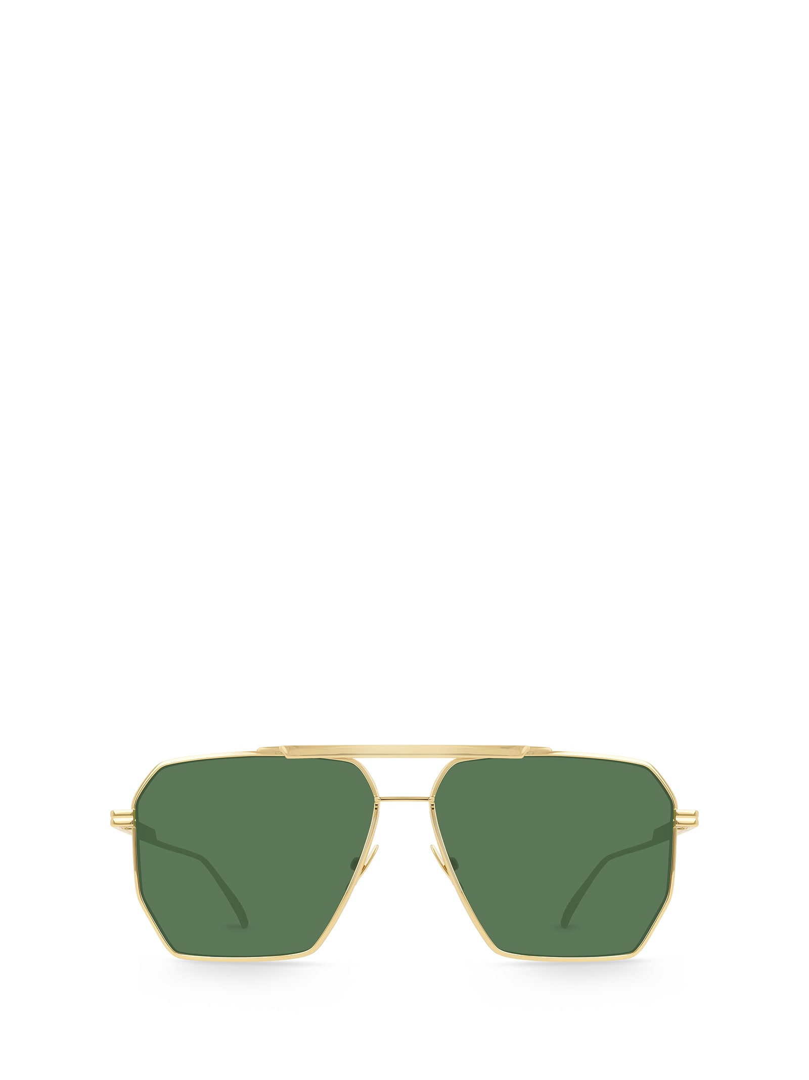 Bottega Veneta Eyewear Bottega Veneta Bv1012s Gold Sunglasses