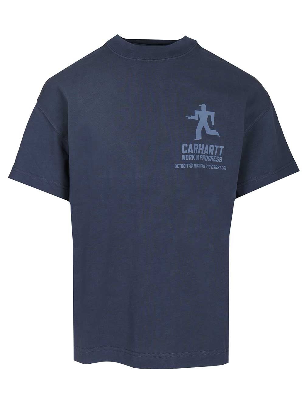 Carhartt S/s Distance T-shirt In Blue