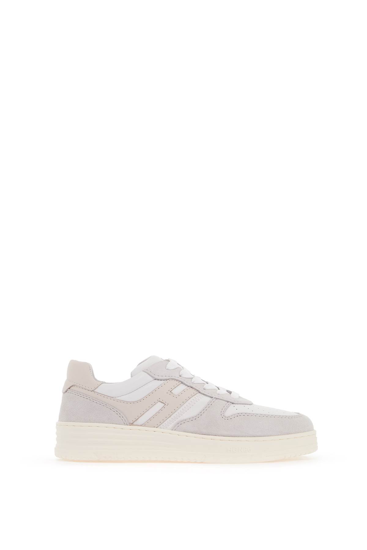 Shop Hogan H630 Sneakers In B001(bianco)+b018(bianco Marmo) (white)