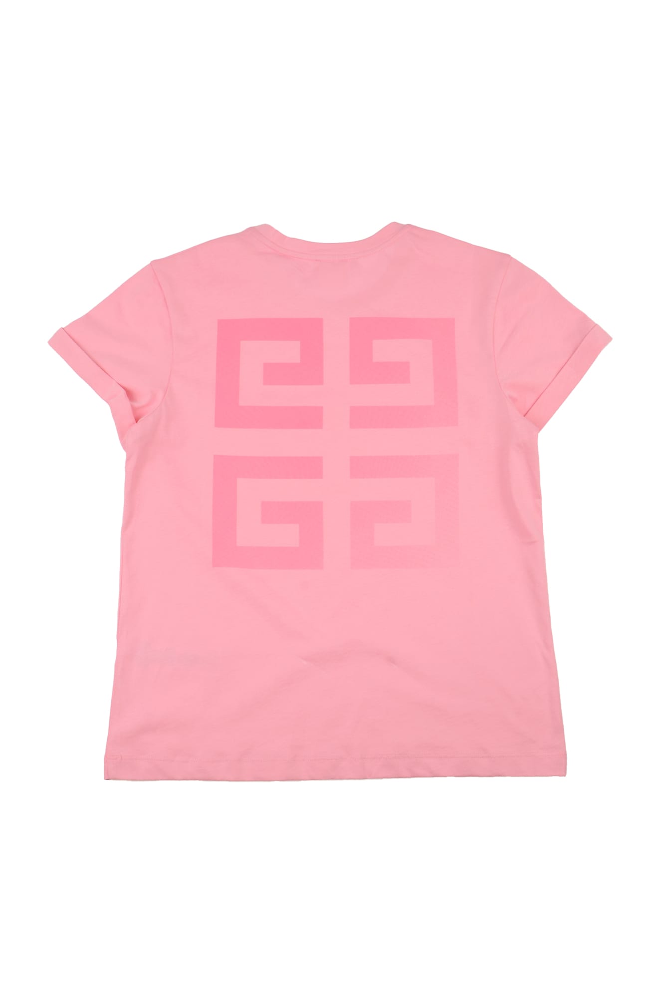 Shop Givenchy Logo Print Regular T-shirt In Pink