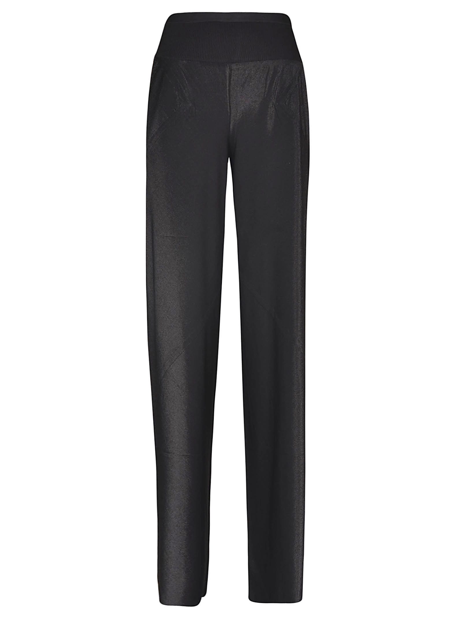 Rick Owens Wide-leg High-waisted Trousers In Black