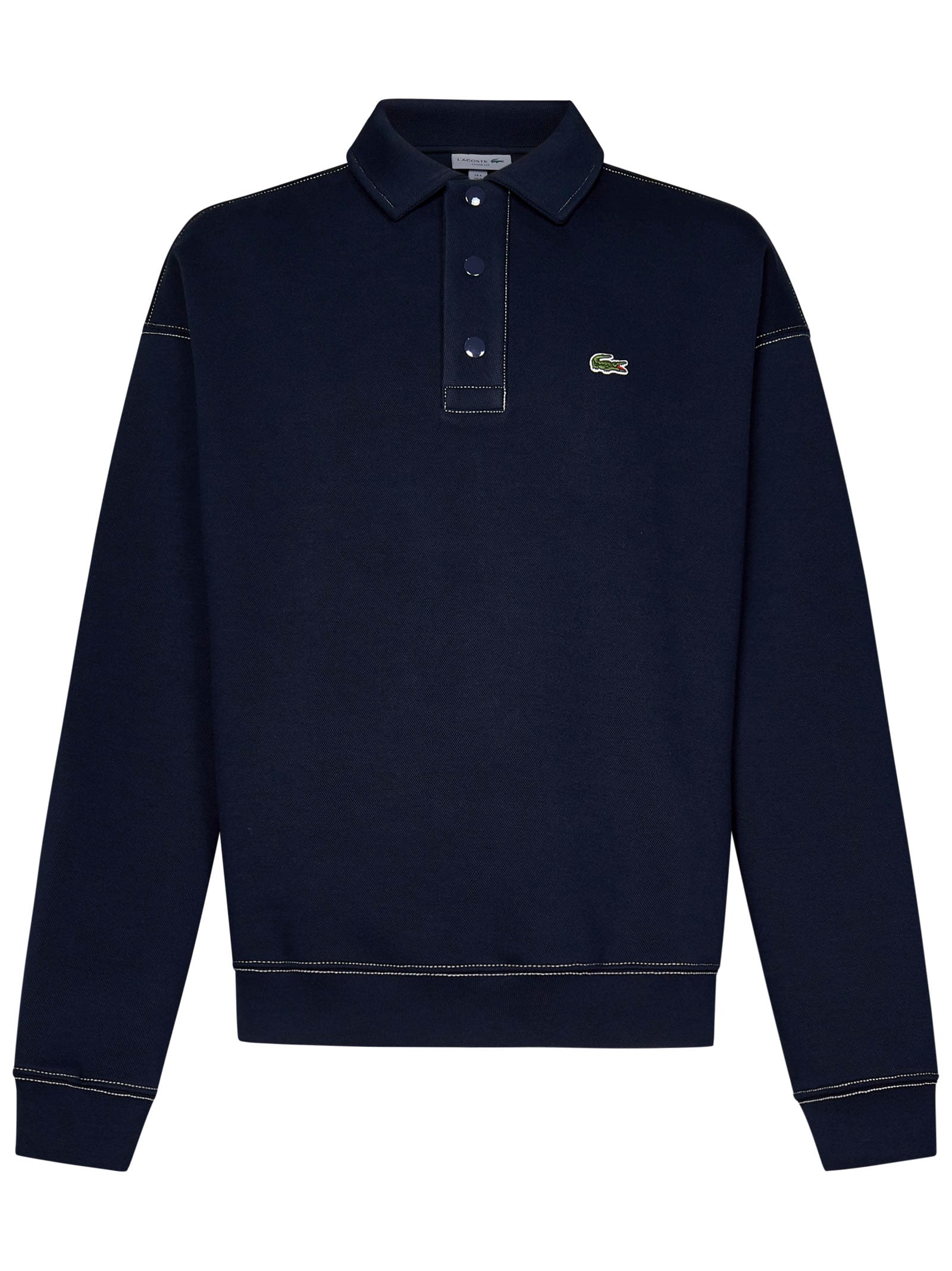 Shop Lacoste Sweatshirt In Blue