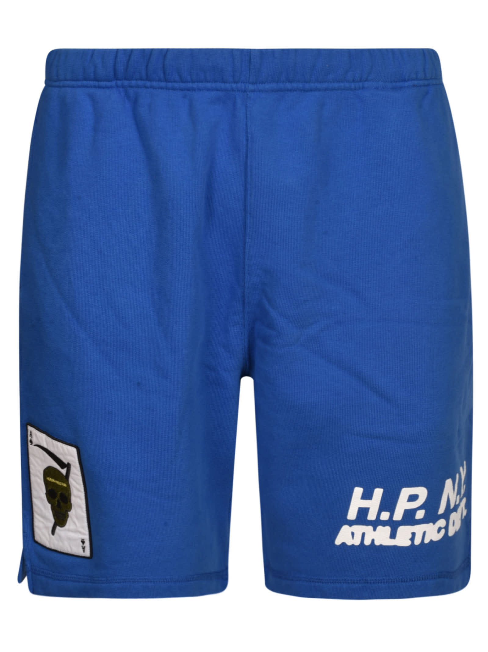 Heron Preston Hpny 23 Sweat Shorts In Blu