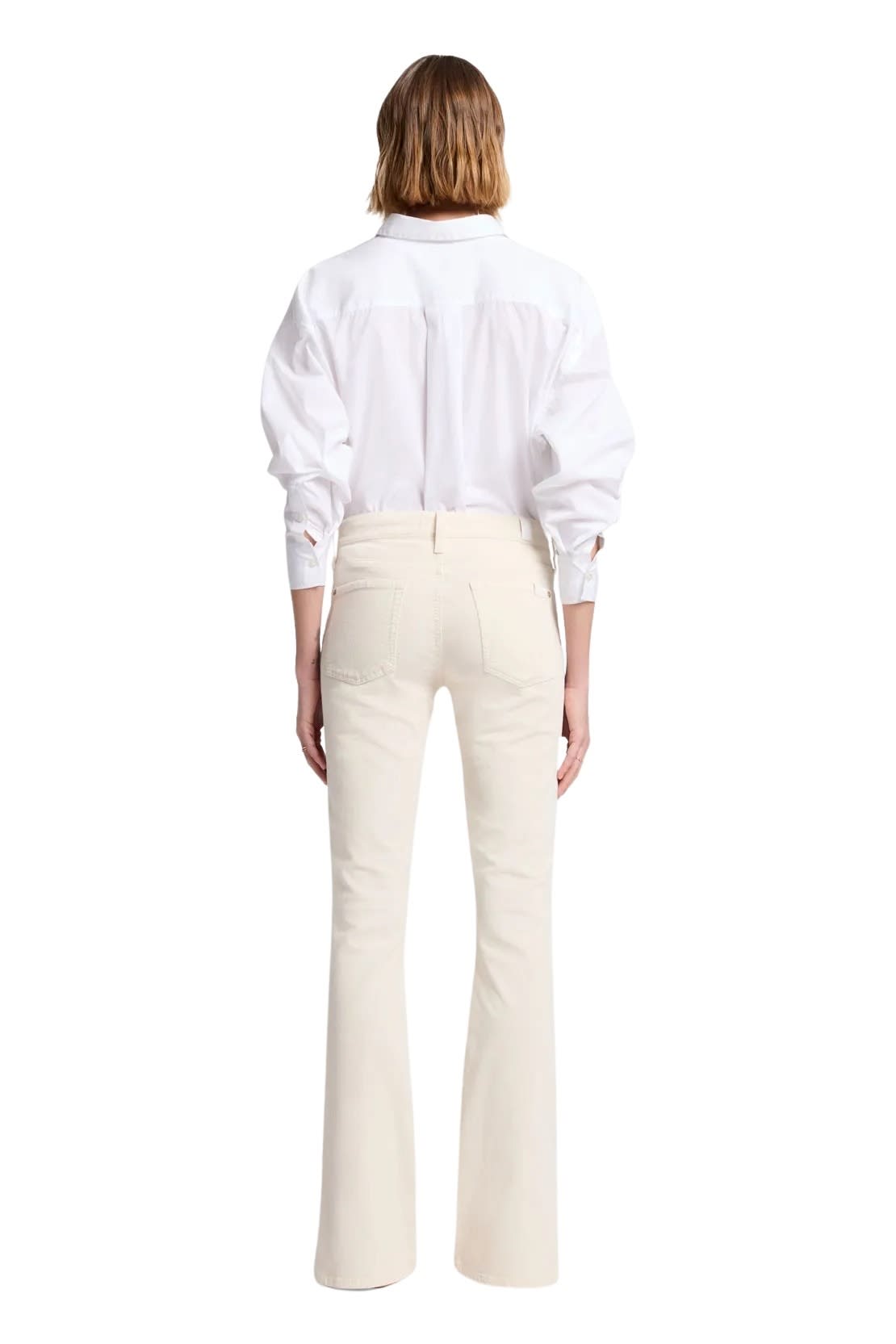 Shop 7 For All Mankind Bootcut In White