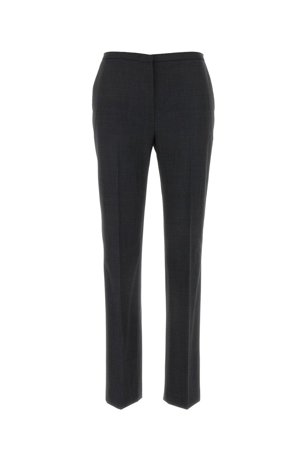 Shop Philosophy Di Lorenzo Serafini Pressed Crease Tailored Pants In Antracite