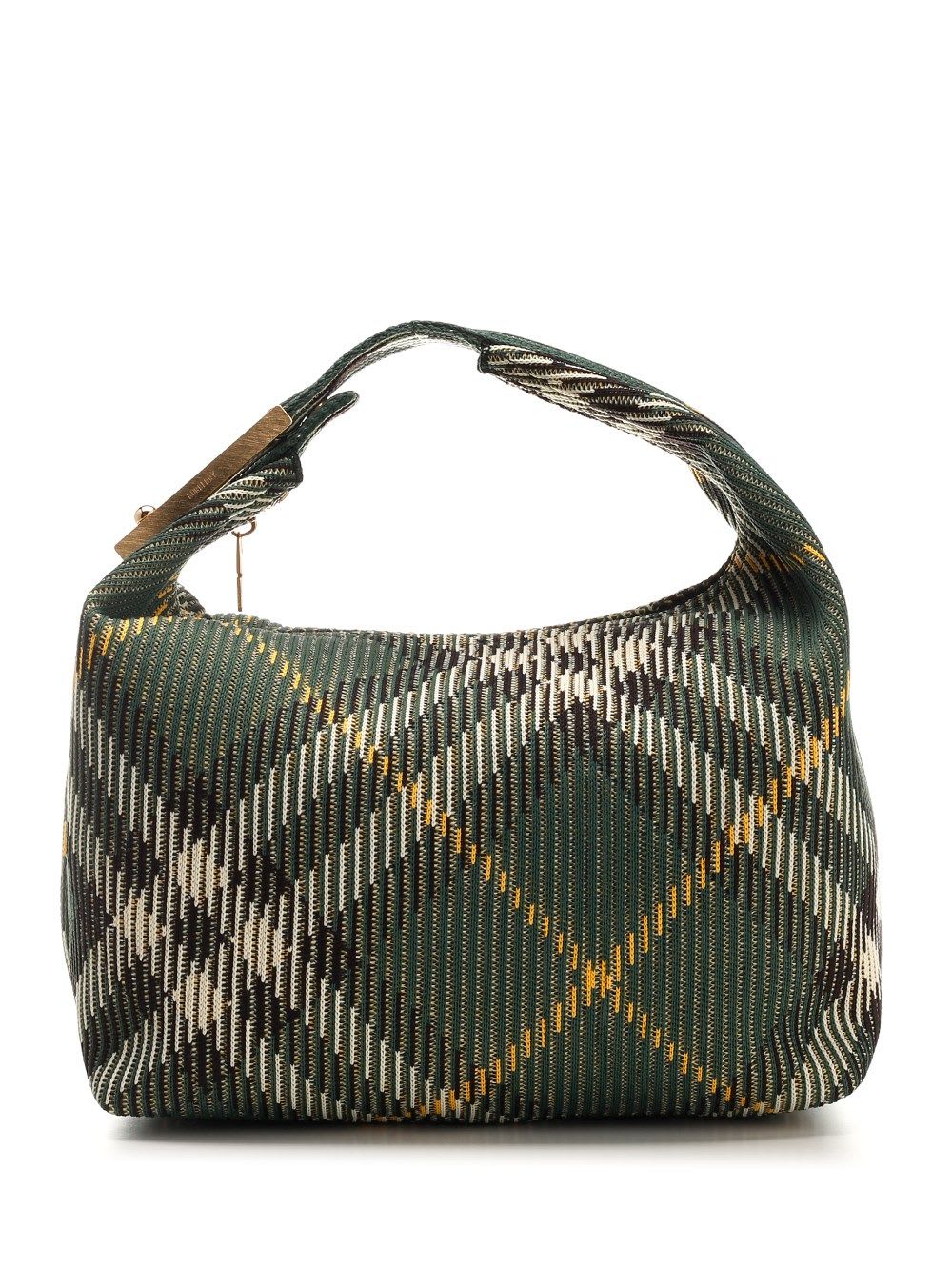 Shop Burberry Medium Peg Travel Bag In Green