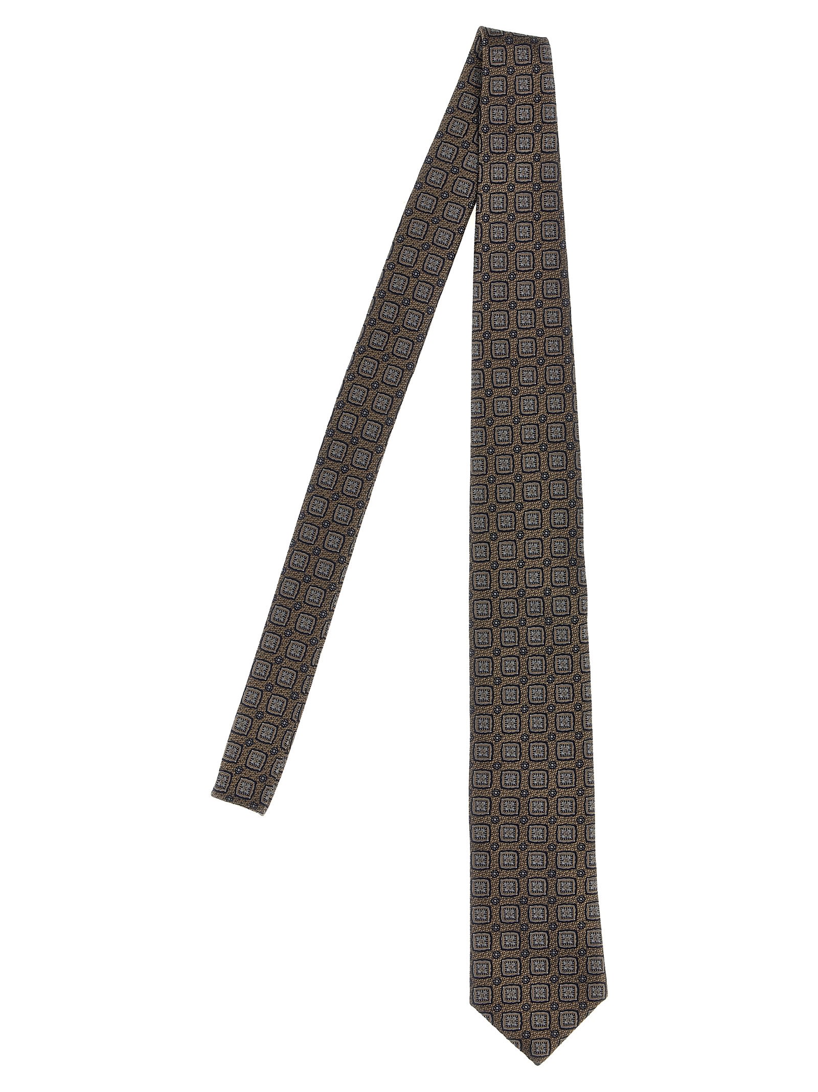 BRUNELLO CUCINELLI PATTERNED TIE 