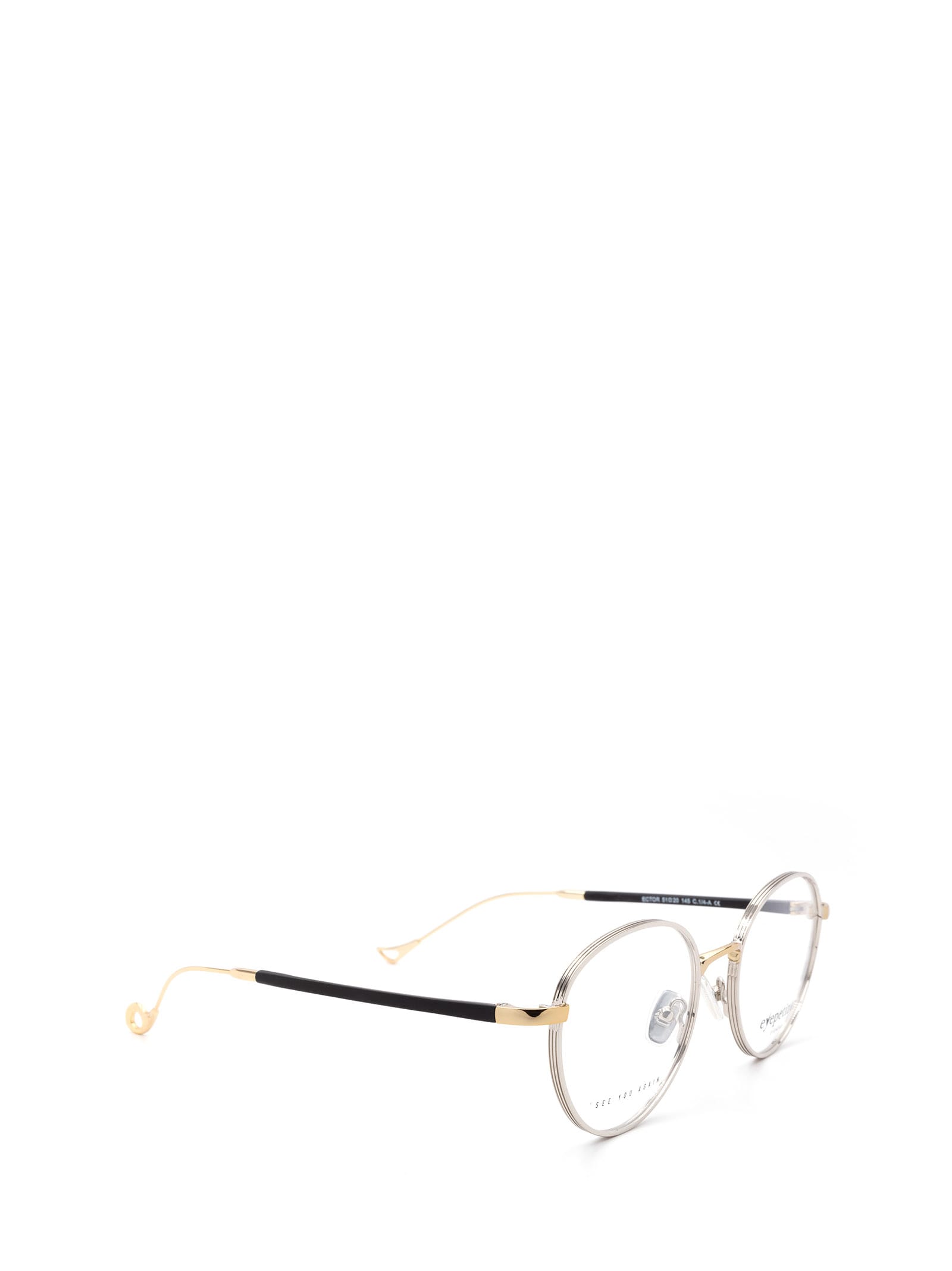 Shop Eyepetizer Ector Optical Silver / Gold Glasses