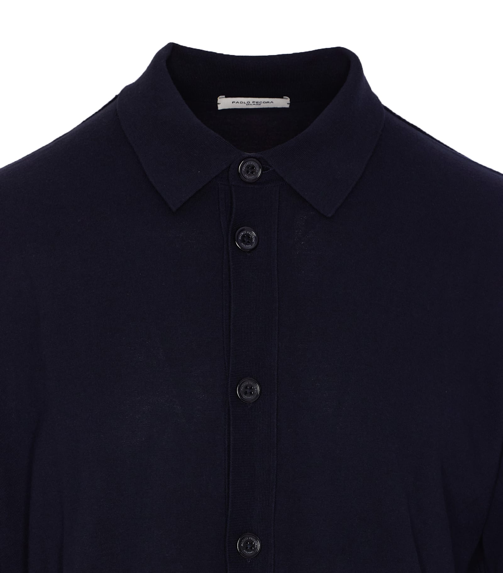 Paolo Pecora Shirt Sweater In Blue