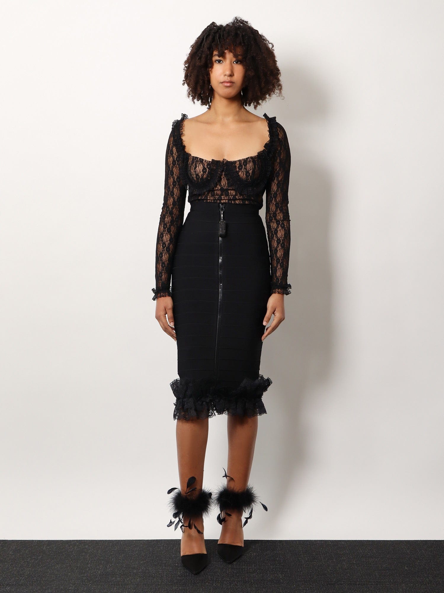 SELF-PORTRAIT CHRISTOPHER KANE RESIDENCY LACE TOP