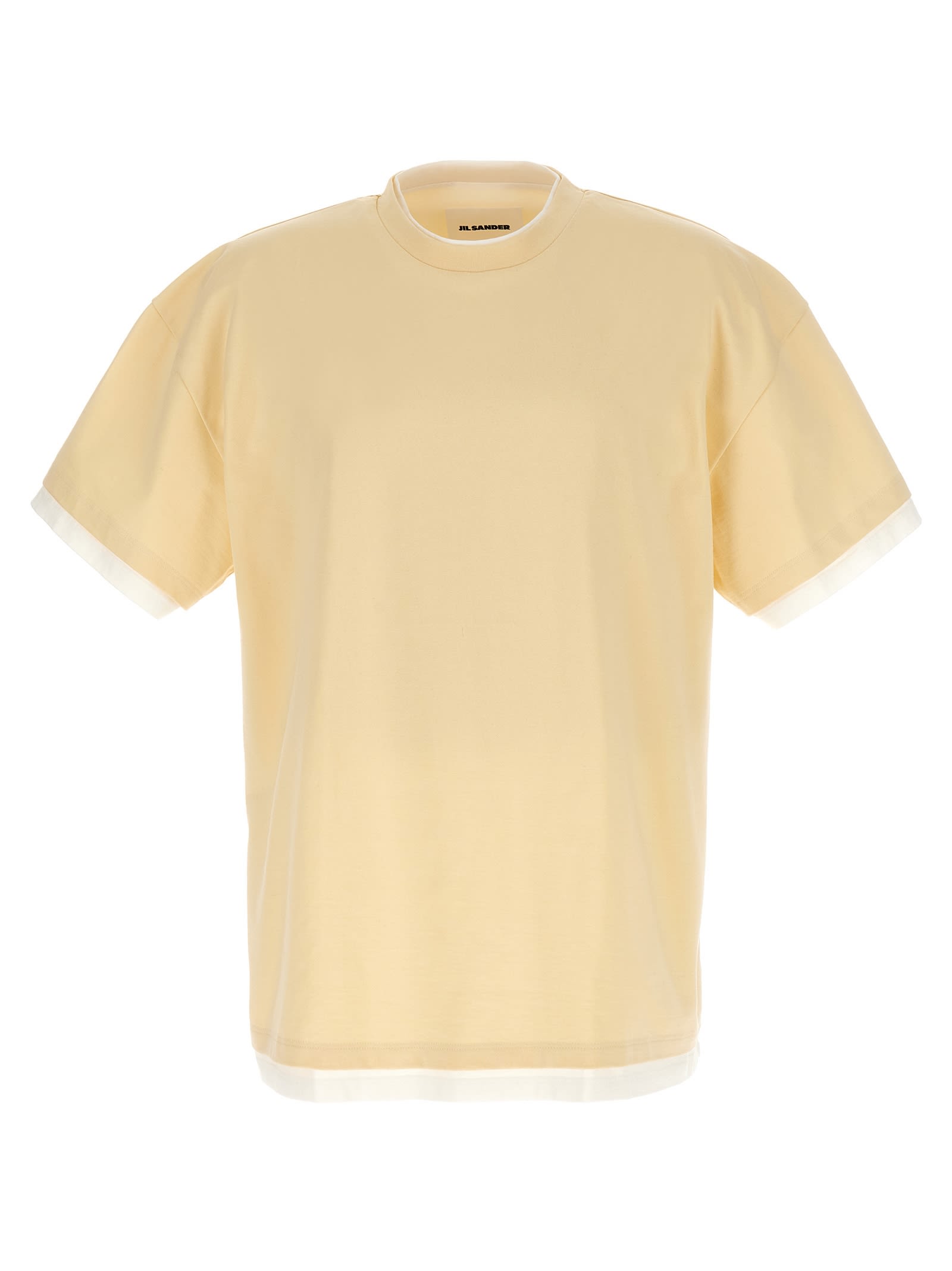 Shop Jil Sander Looking For Miracles T-shirt In Yellow