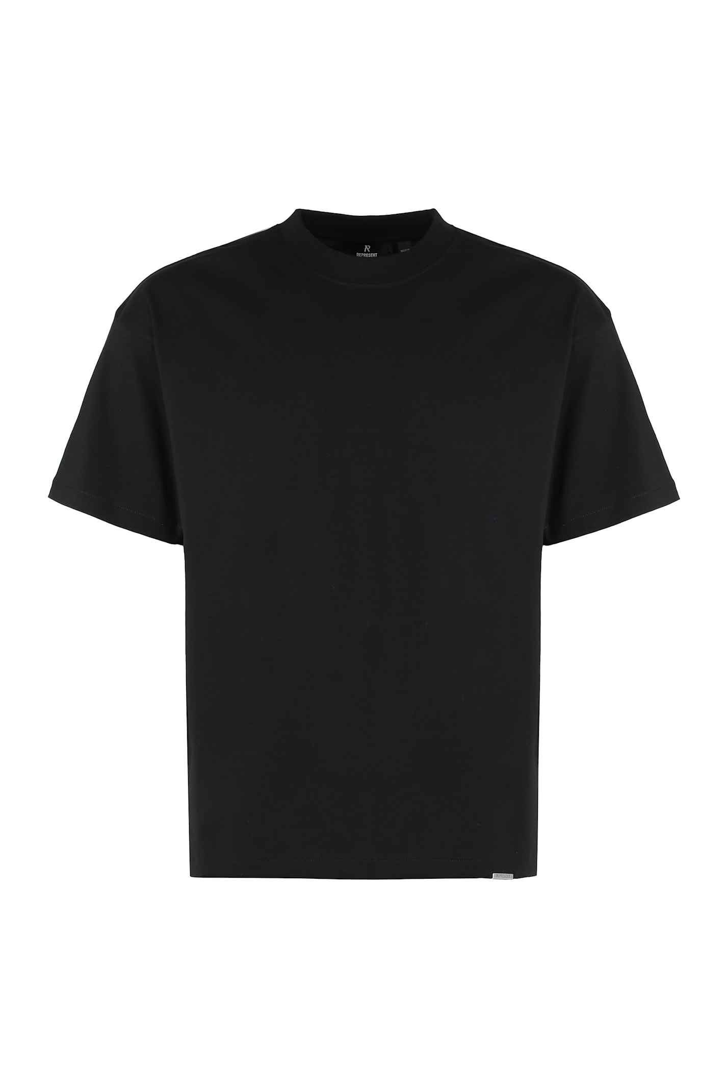 Represent Oversized T-shirt Short Sleeves Crew Neck In Black