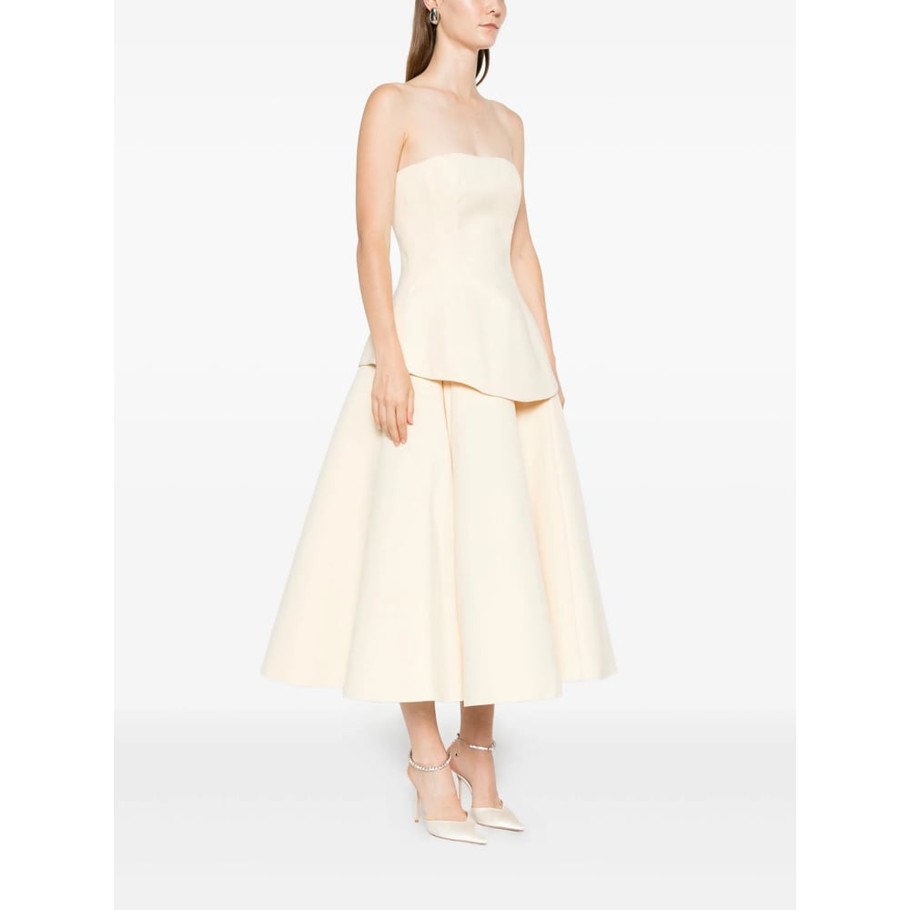 Solace London Dress In Neutral