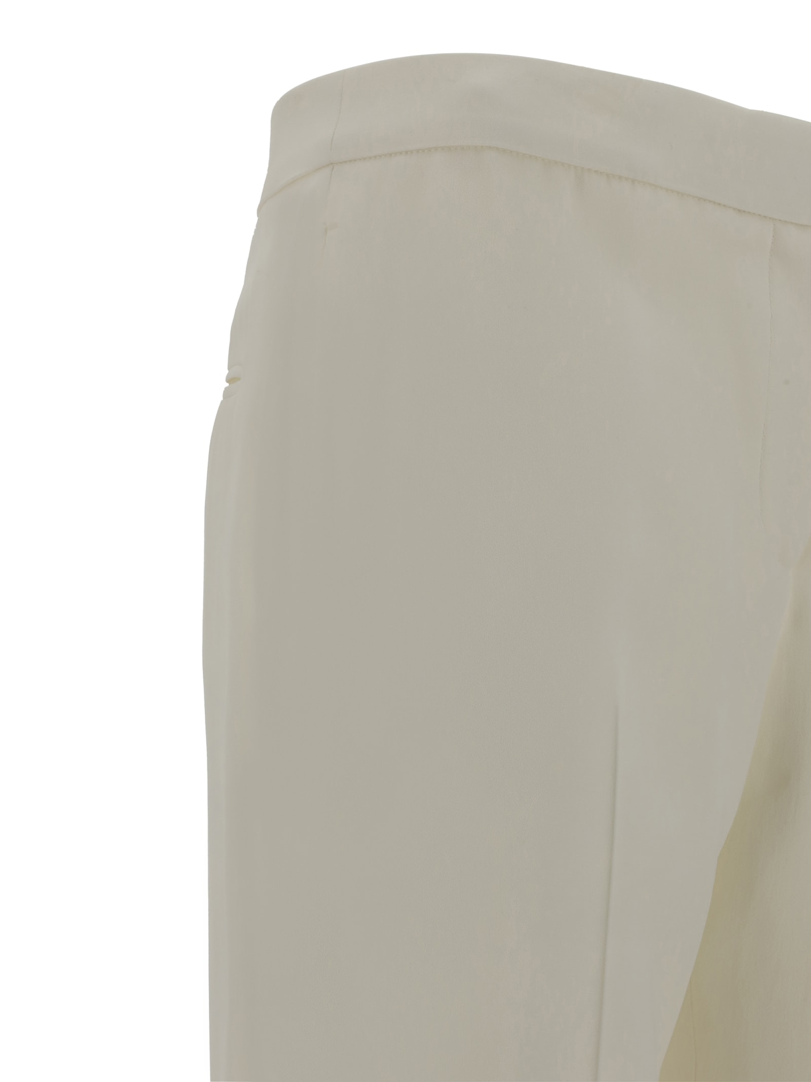 Shop Alexander Mcqueen Cigarette Pant In White