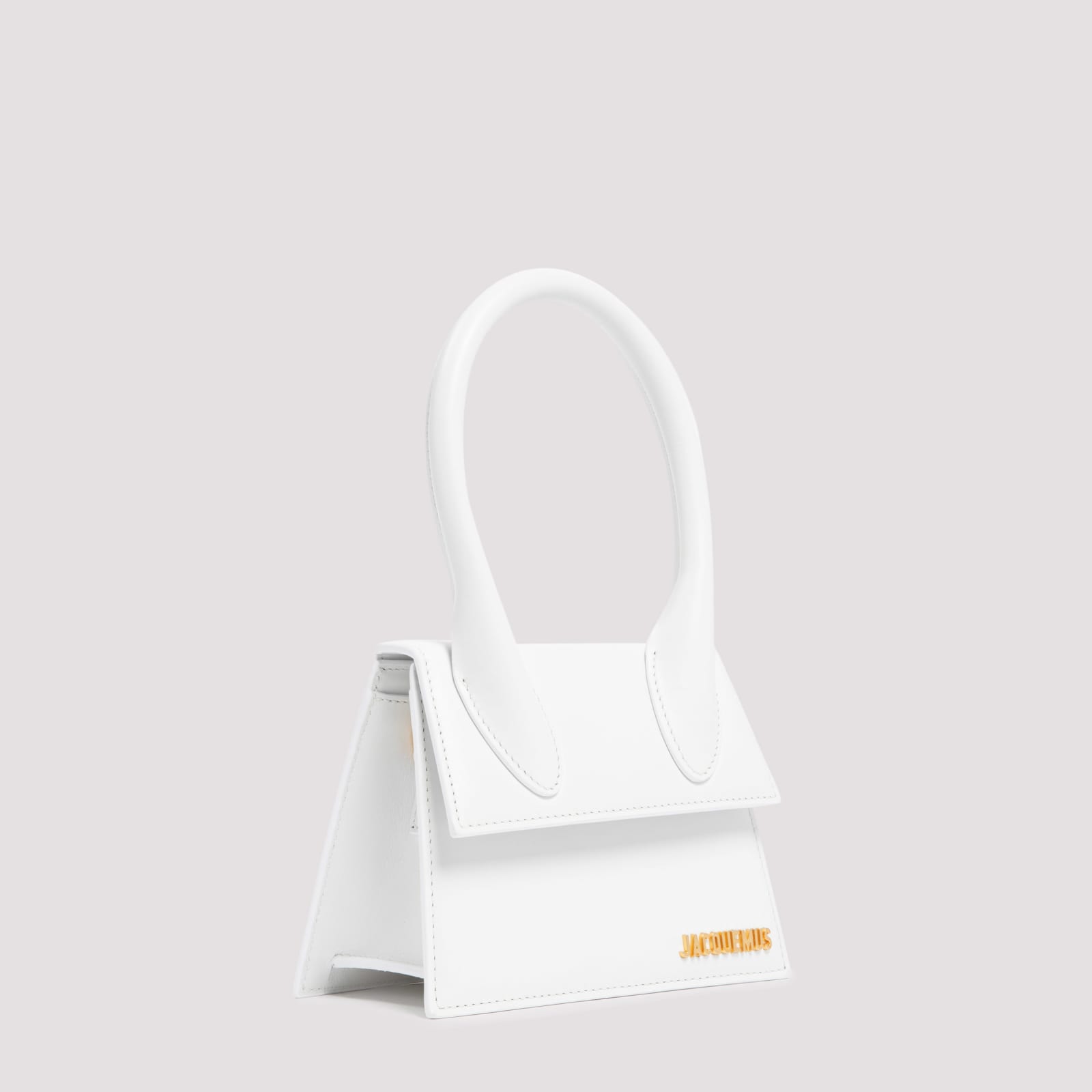 Shop Jacquemus Le Chiquito Moyen In White