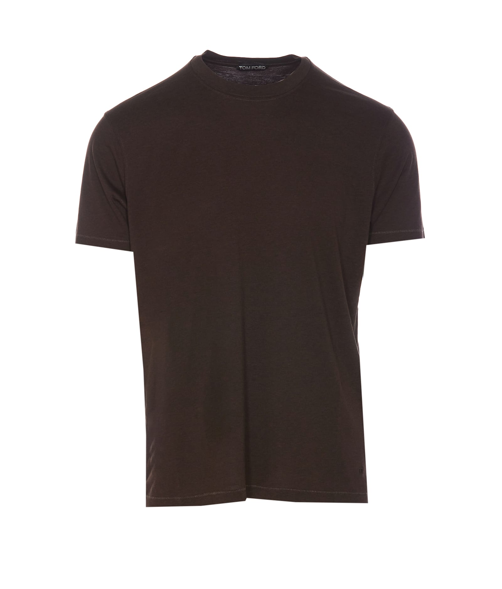 Shop Tom Ford T-shirt In Brown