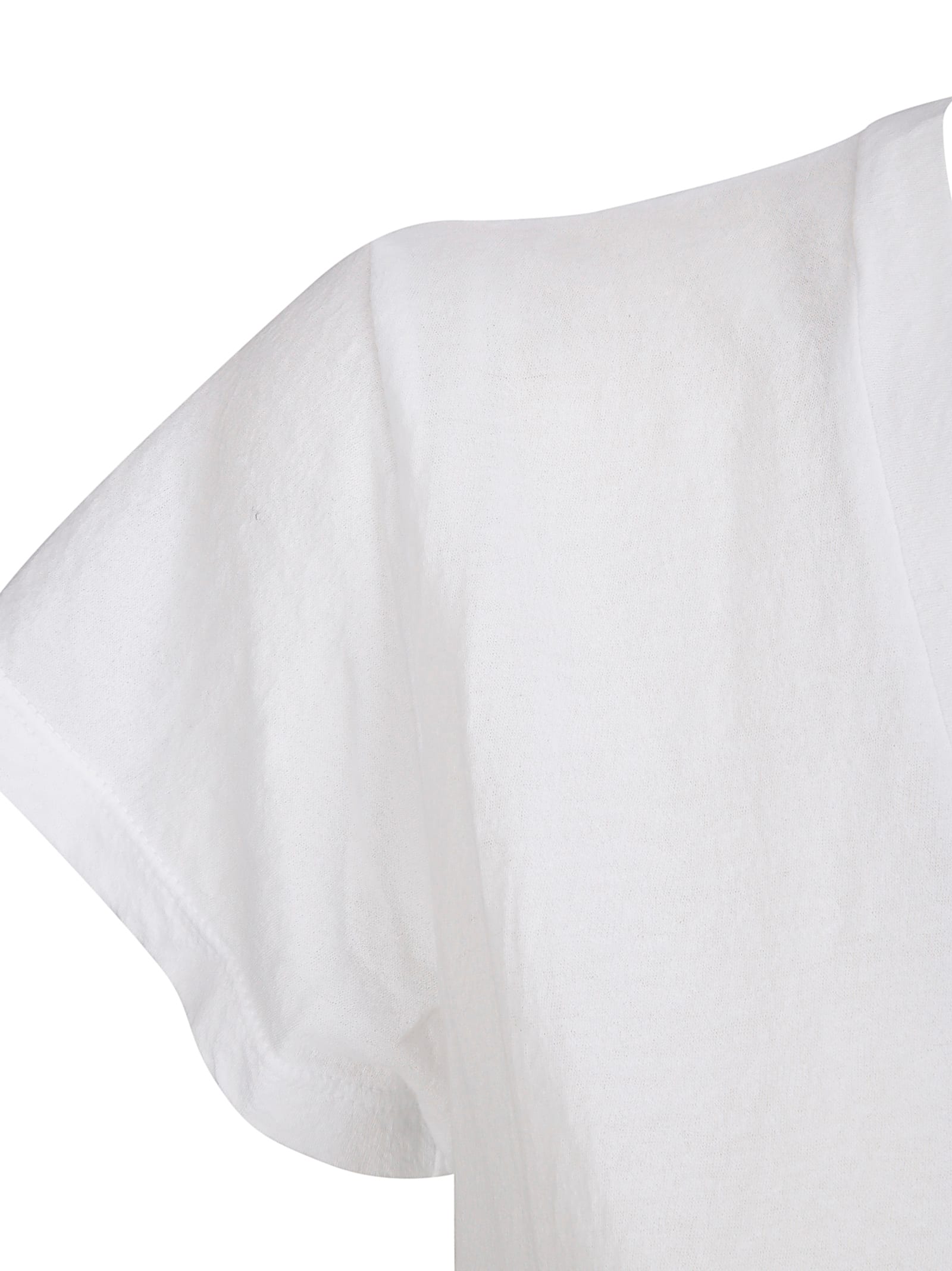 James Perse V-neck Short-sleeved T-shirt In White