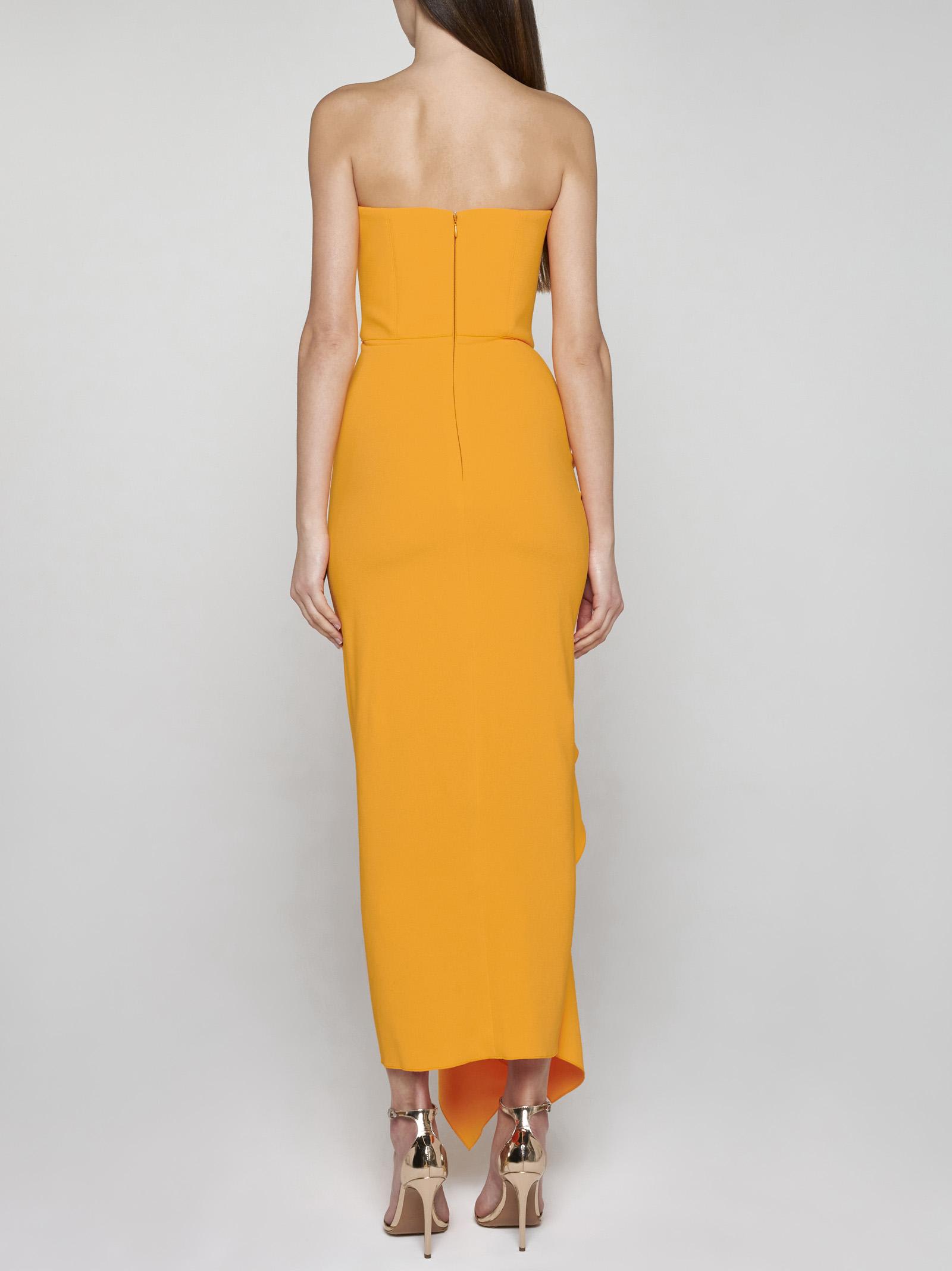 Shop Solace London Thalia Midi Dress In Orange