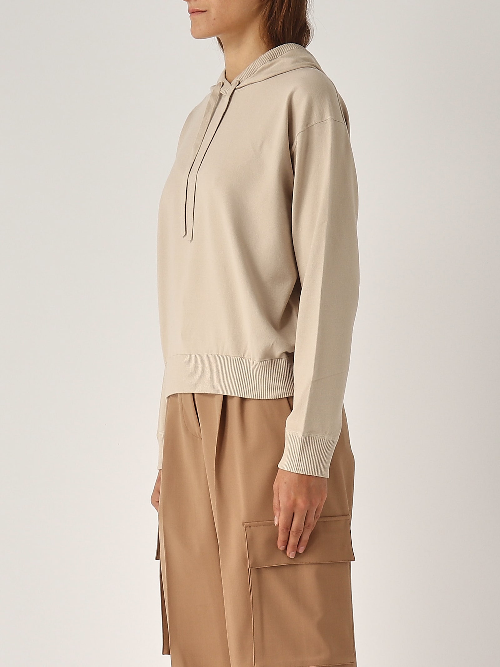 Shop Max Mara Tesoro Sweater In Beige