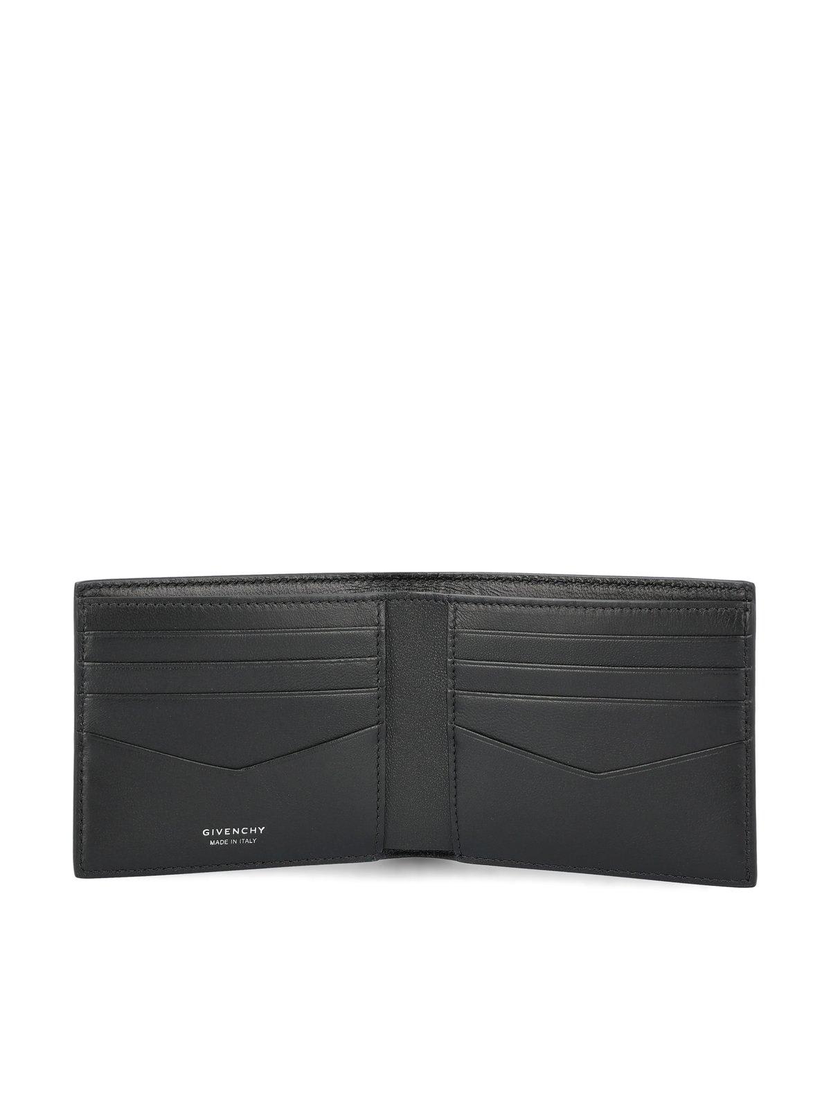 Shop Givenchy Allover 4g Pattern Bifold Wallet In Black