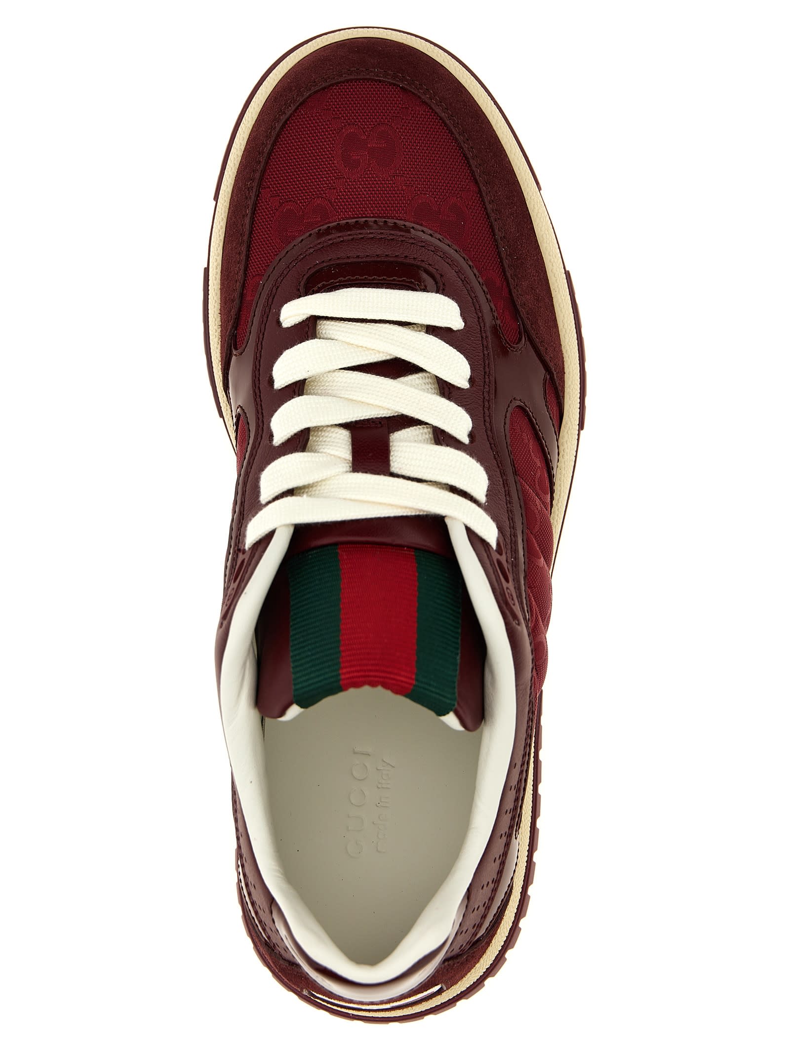Gucci Re-web Style Sneakers Contrast Sole