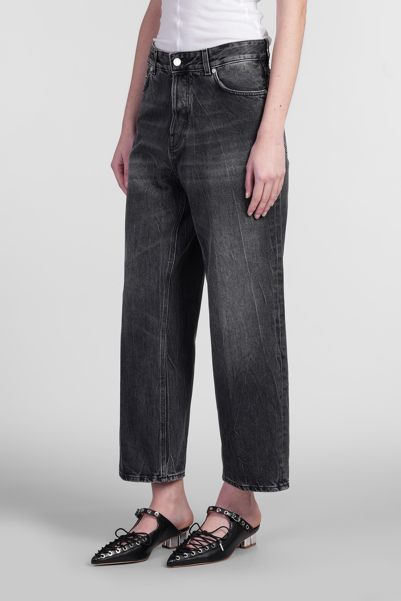 HAIKURE BETTY JEANS IN BLACK DENIM