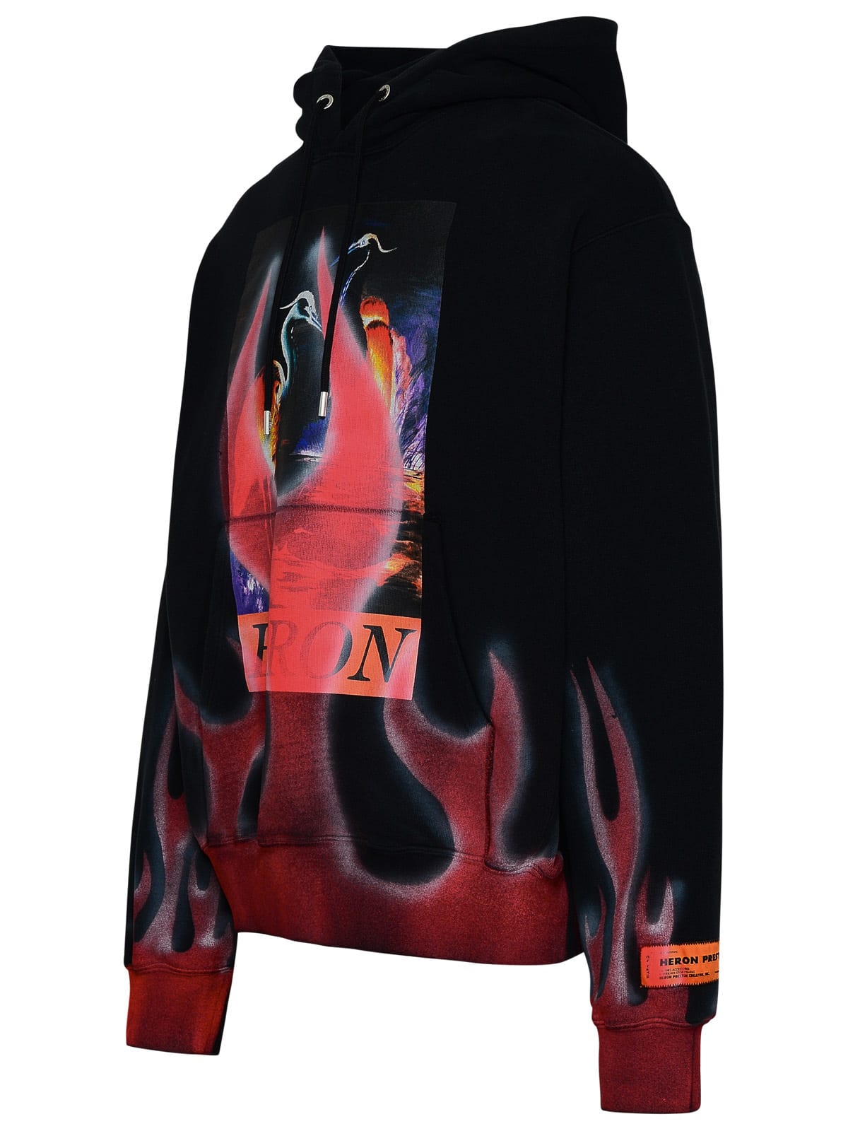 Shop Heron Preston Black Cotton Sweatshirt