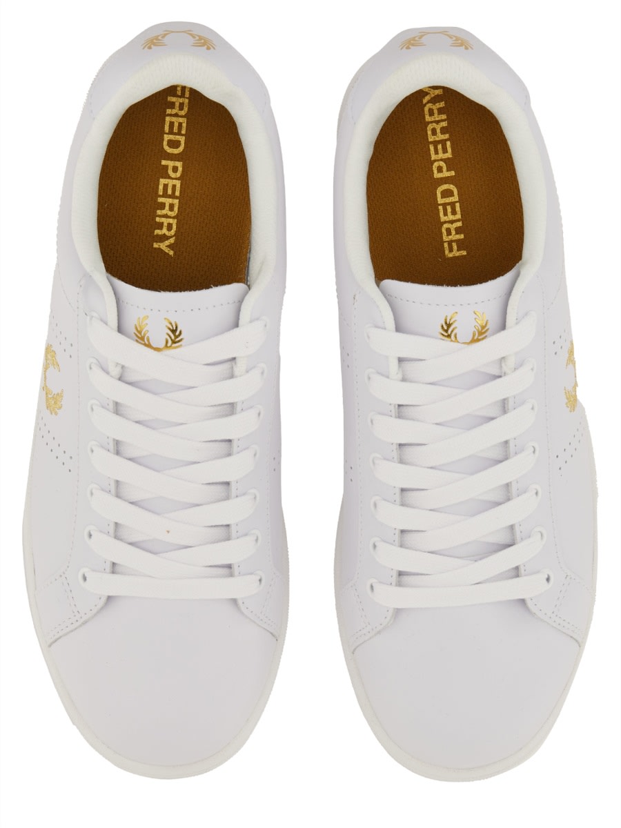 Shop Fred Perry Sneaker With Logo In White