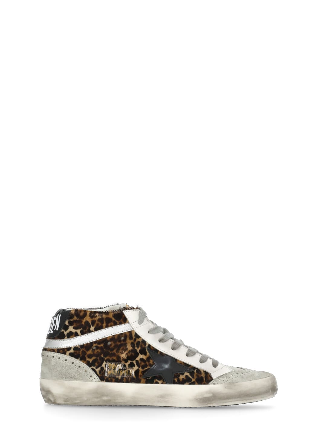 Golden Goose Deluxe Brand Women Mid Star Classic High-top Ponyskin Sneakers In Brown