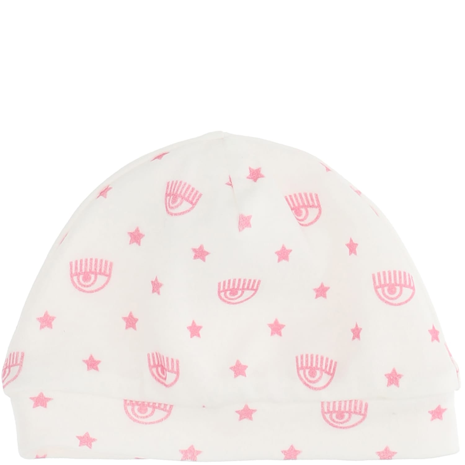 Chiara Ferragni White Hat For Baby Girl