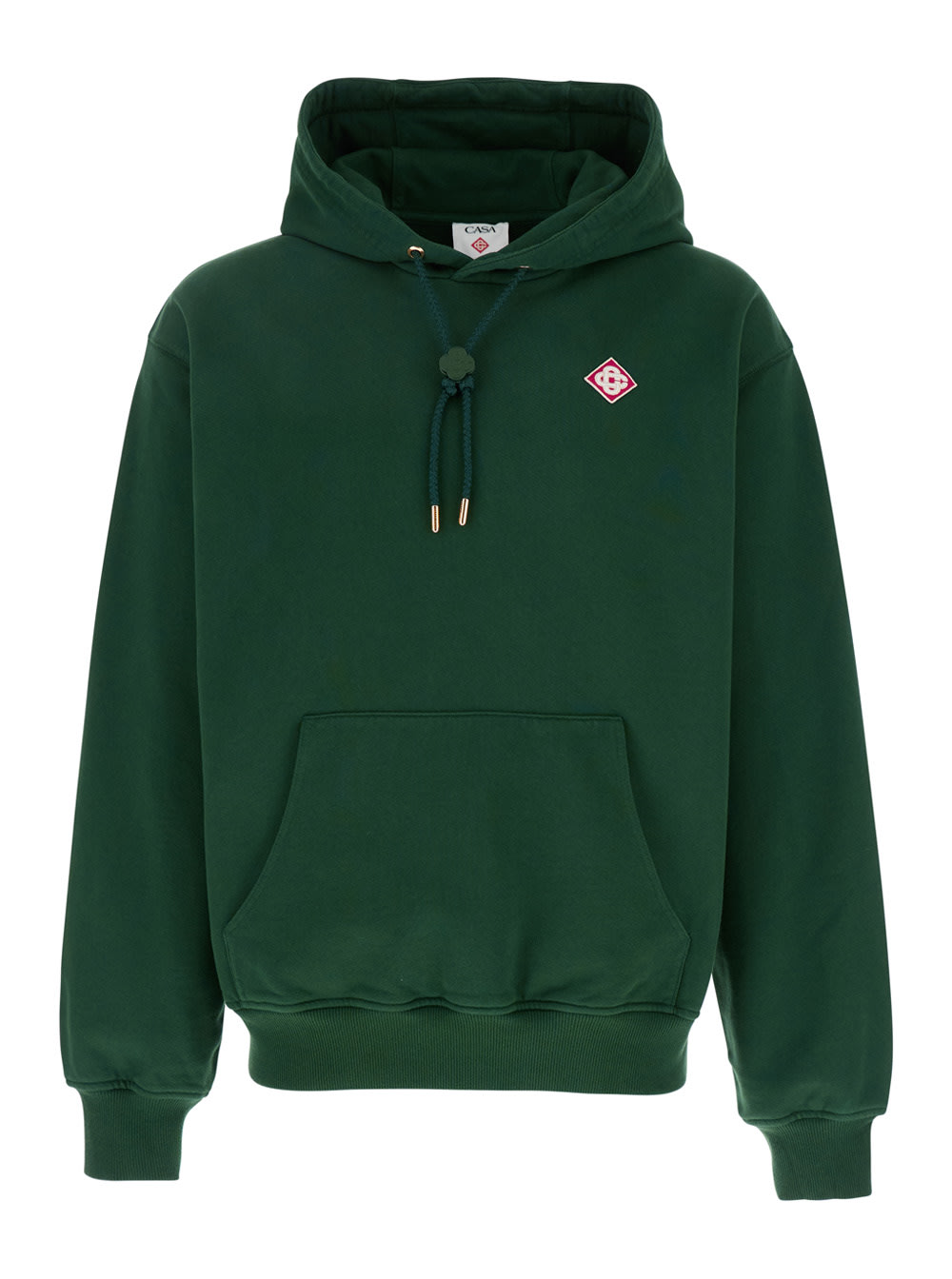 Embroidered Cc Patch Hoodie