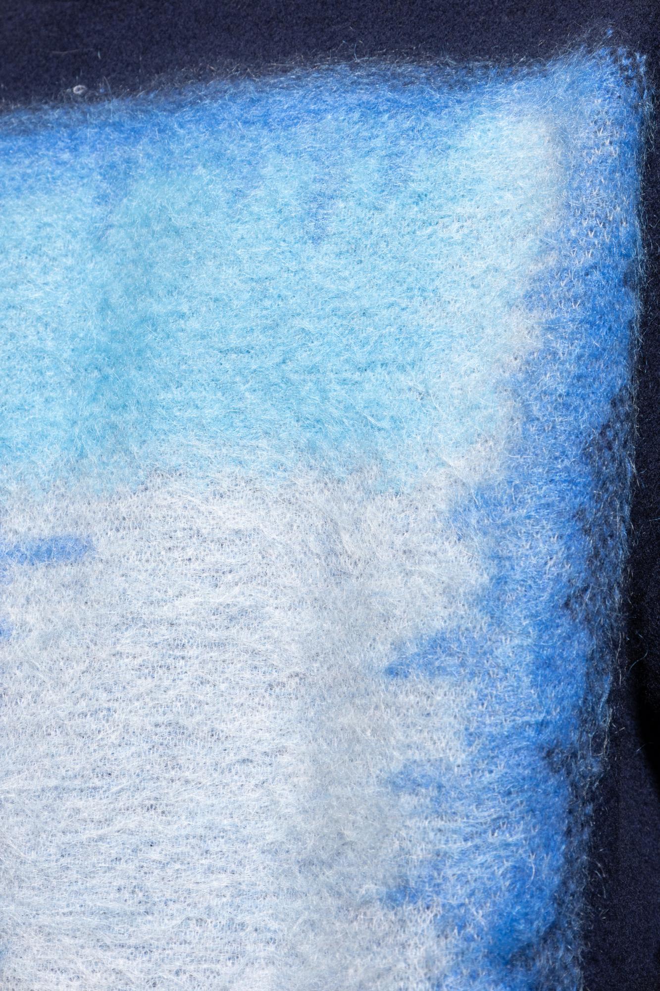 Givenchy Sweater In Wool With Brushed Afternoon Light Jacquard In Blue
