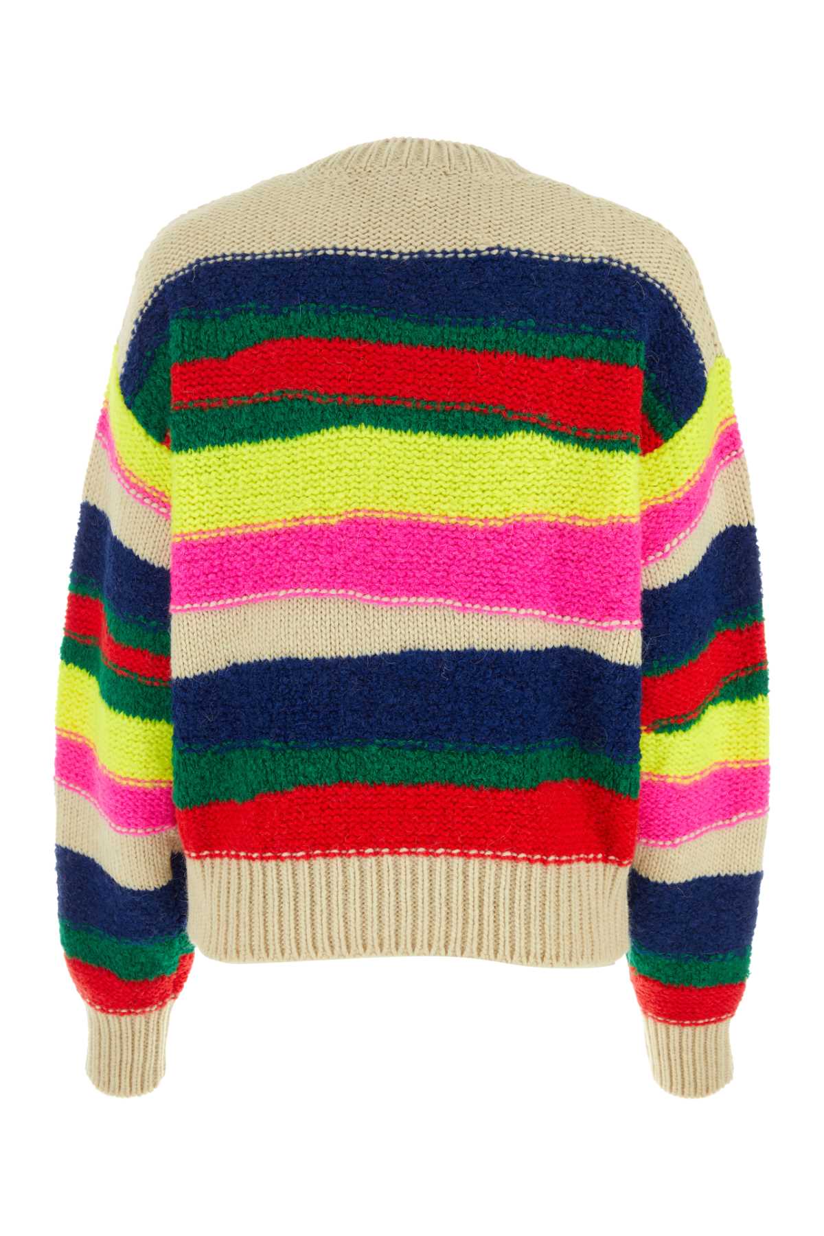 Shop Dsquared2 Embroidered Acrylic Blend Sweater In Multicolor