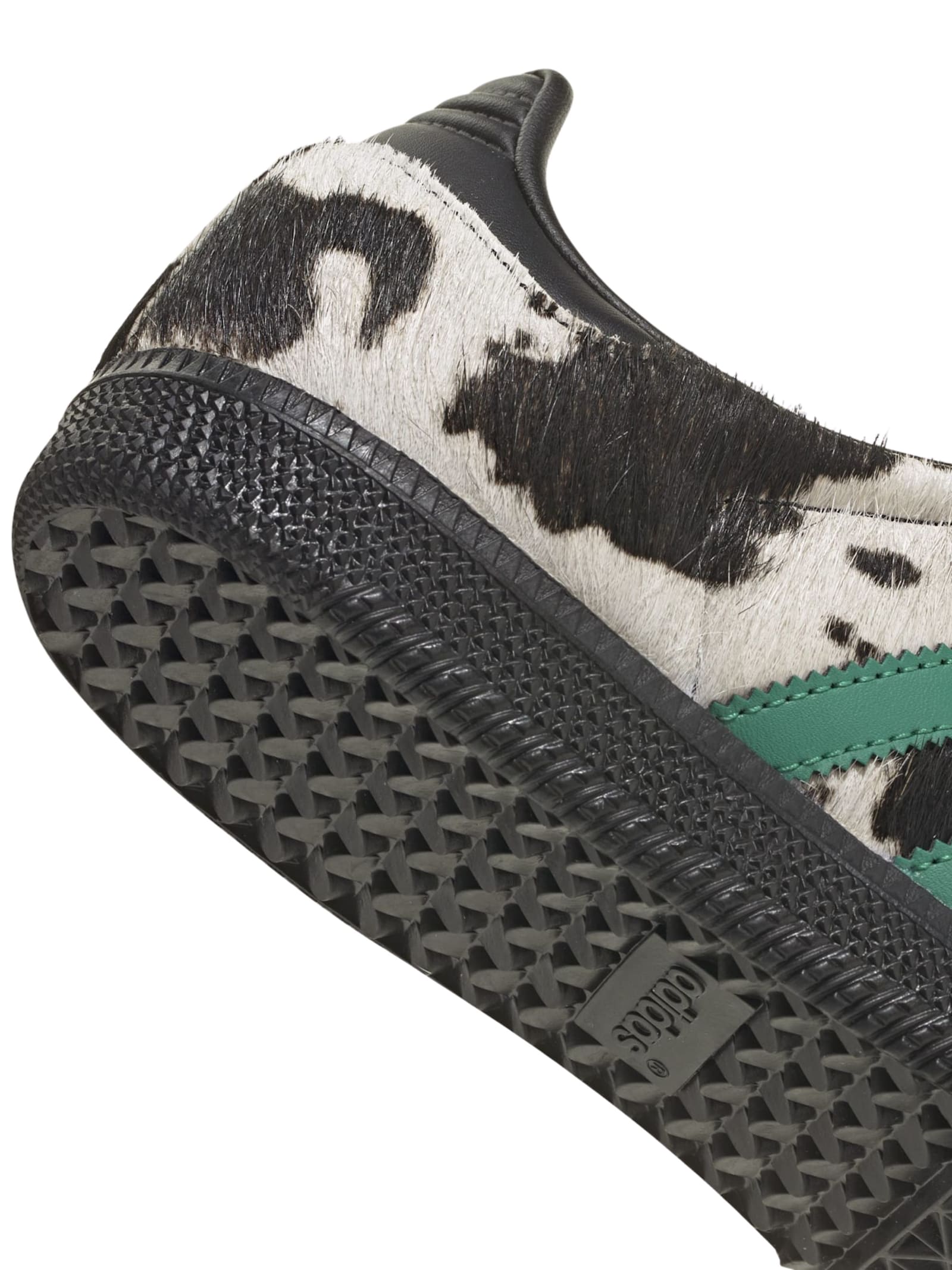 Adidas Originals Animal Print Sneakers Rubber Sole In Black