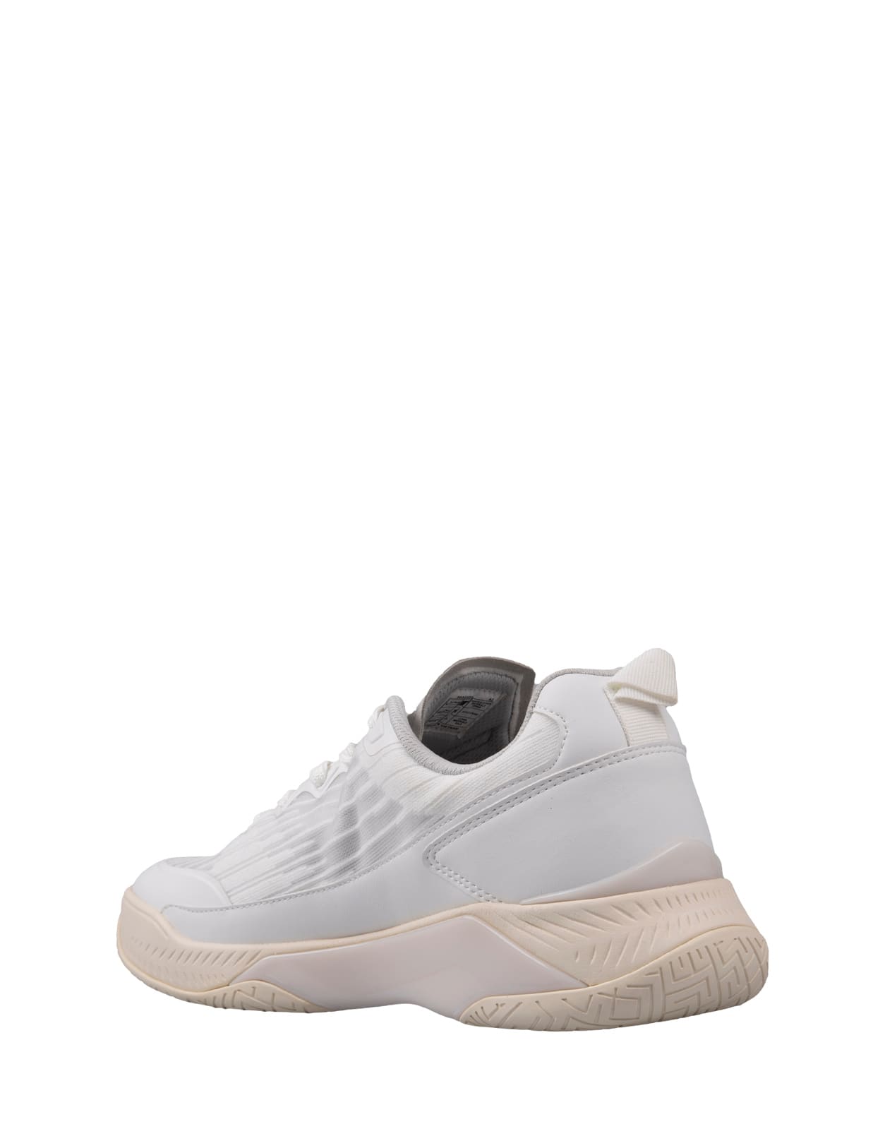 Shop Hugo Boss White Sneakers In Mixed Materials With Non-slip Sole