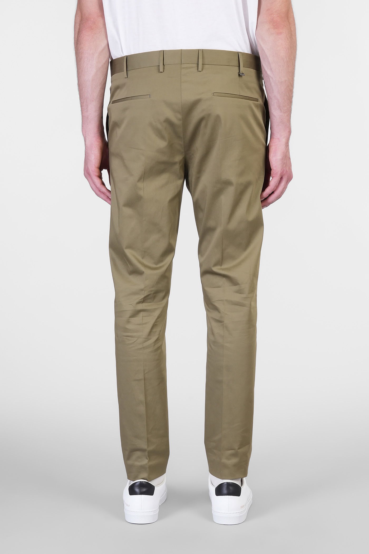 Pt Torino Nu68 Pants In Green Cotton