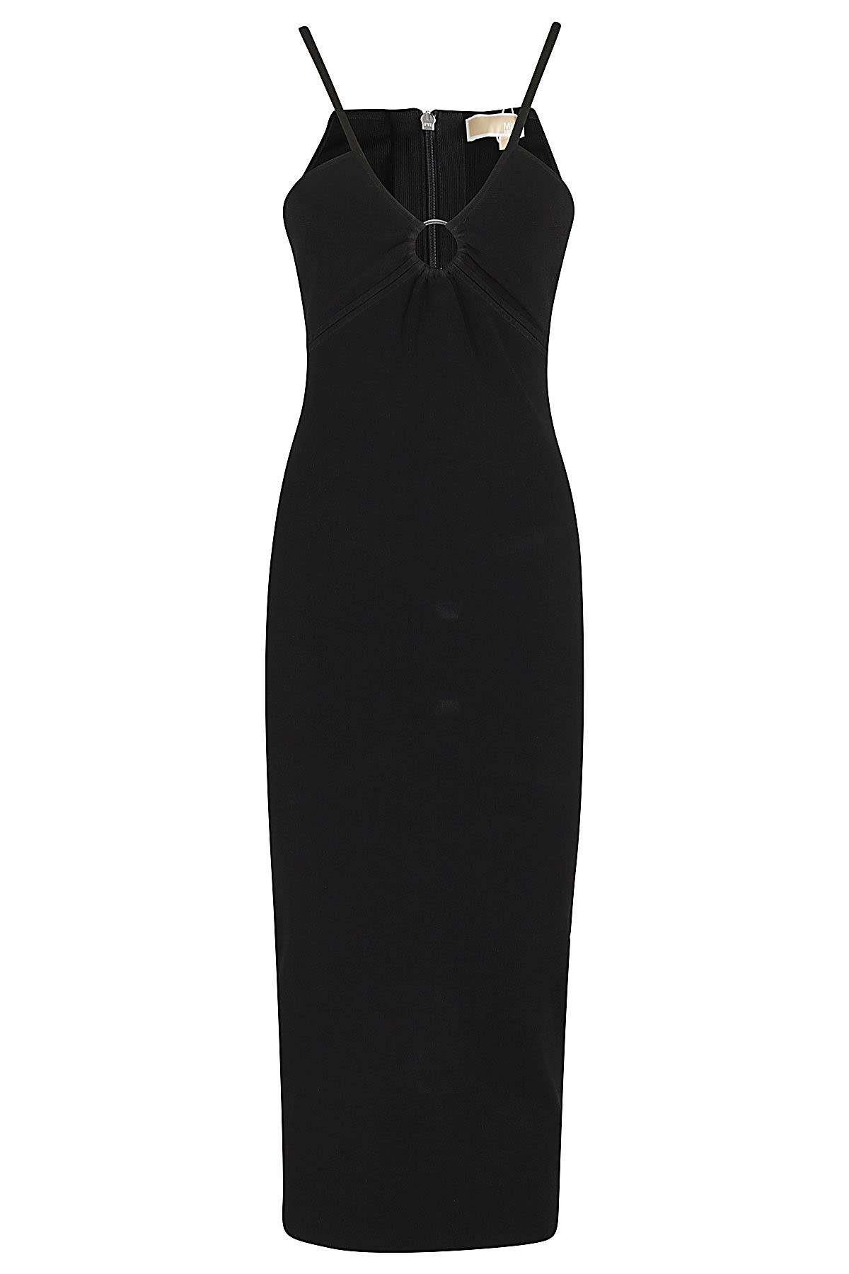 Michael Michael Kors O Ring V Nk Strappy Dress In Black
